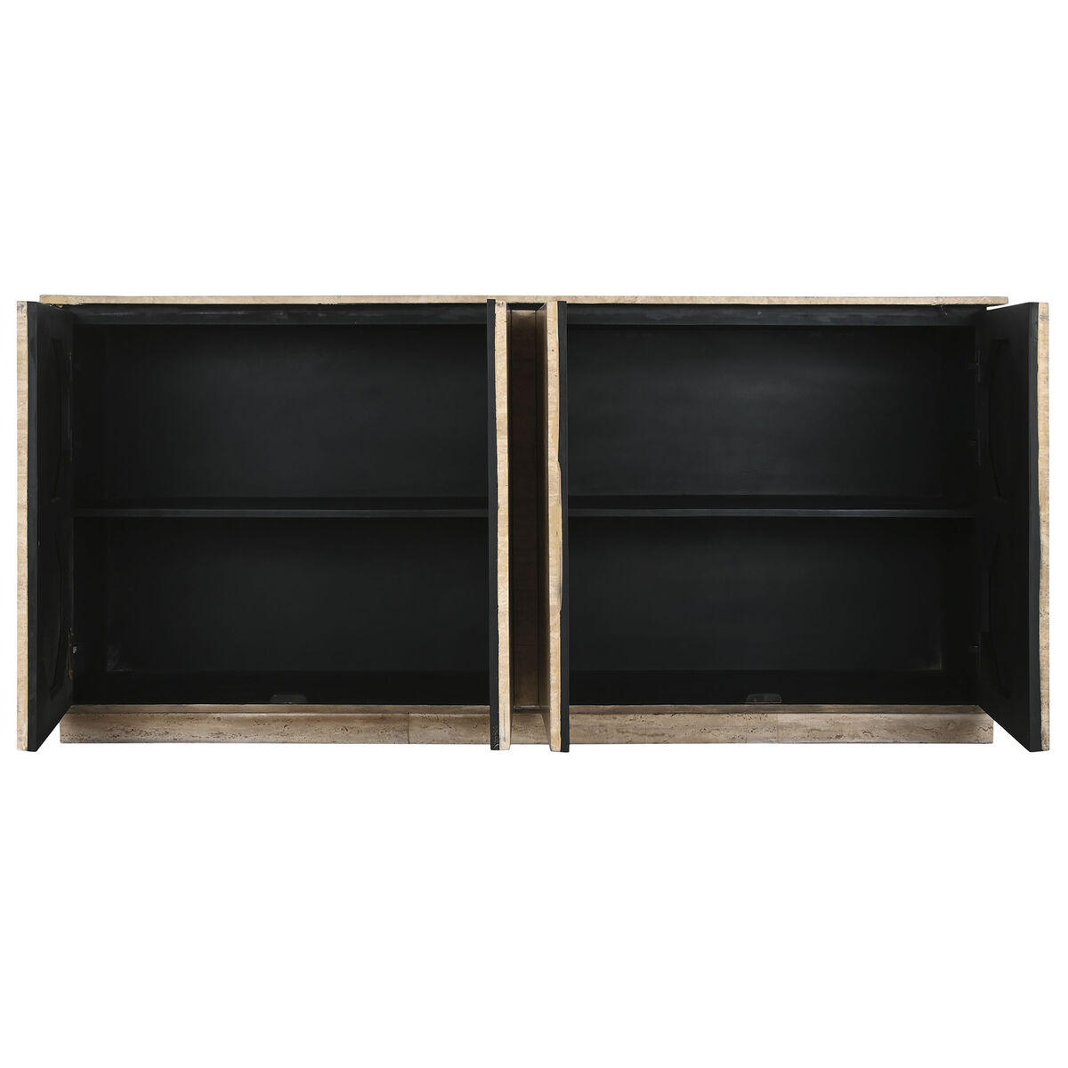 Dressoir Home ESPRIT Natuurlijk Hout Marmer 180 x 40 x 85 cm