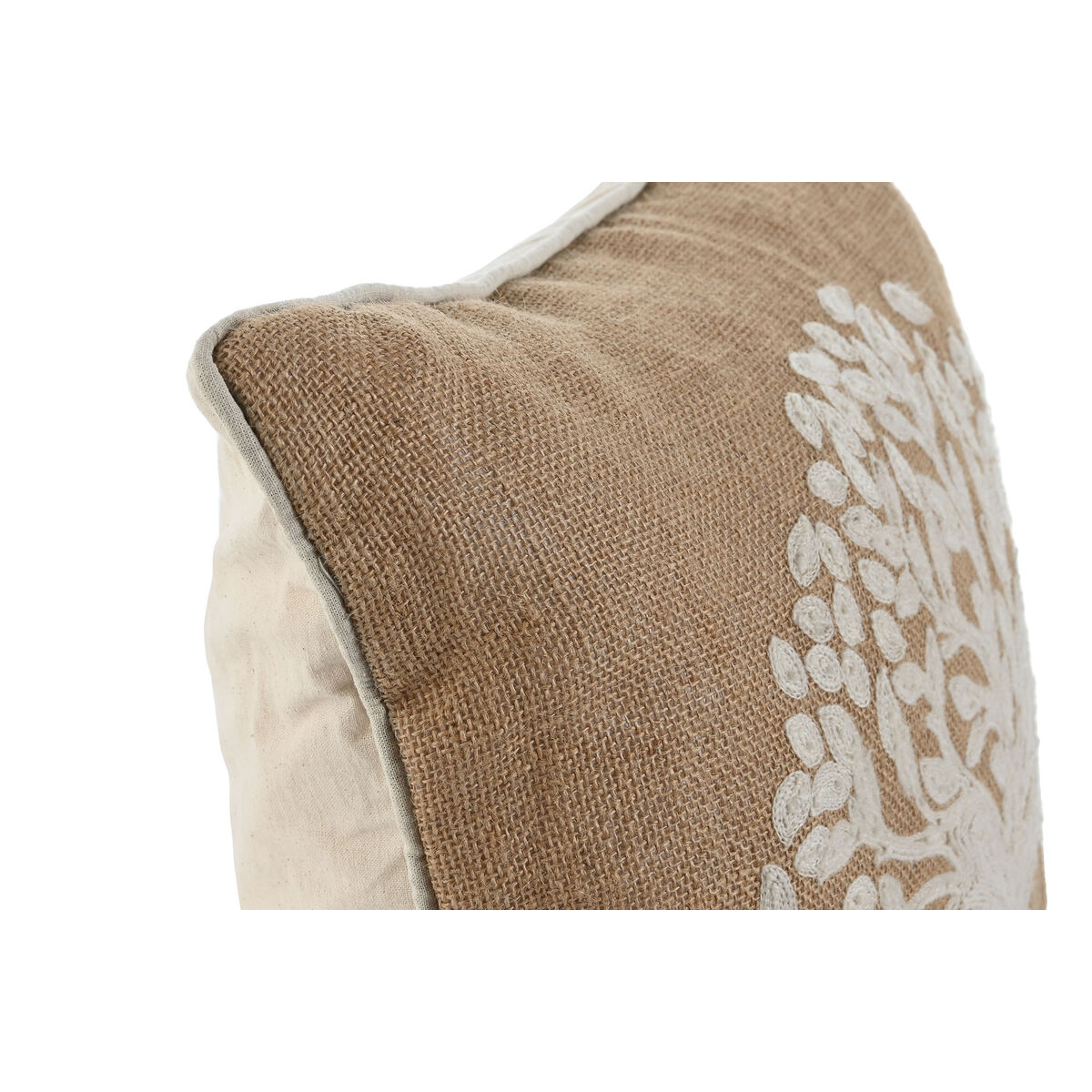 Image secondaire de Coussin Home ESPRIT Blanc Marron Arbre Romantique 45 x 15 x 45 cm (2 Unités)