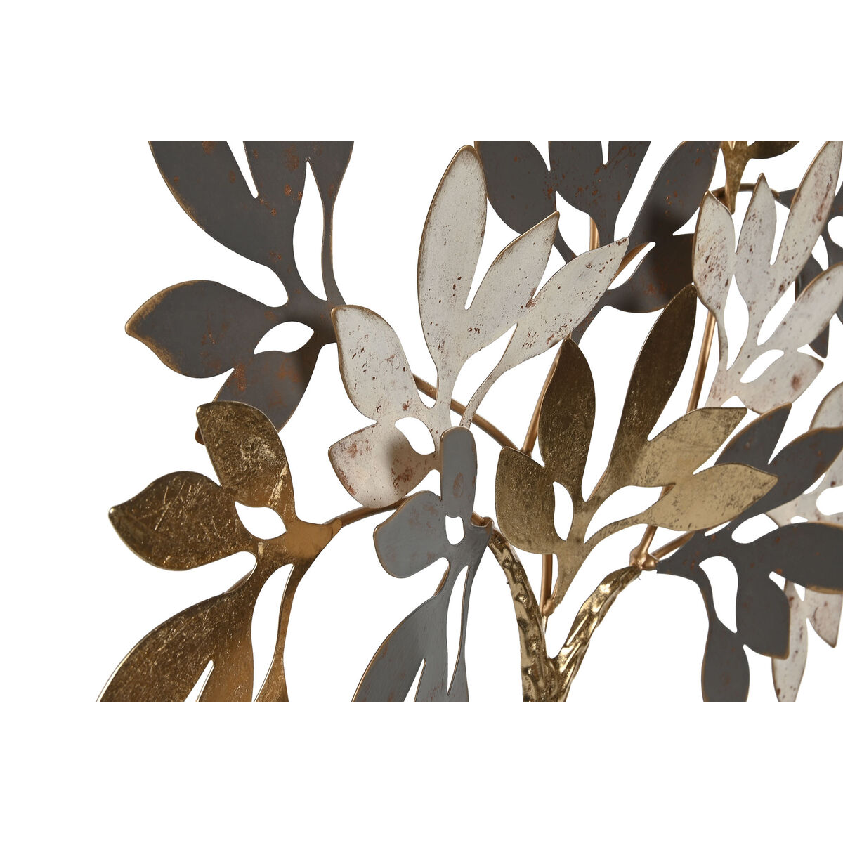 Image secondaire de Figurine Décorative Home ESPRIT Gris Doré Arbre Moderne 50 x 9 x 52 cm