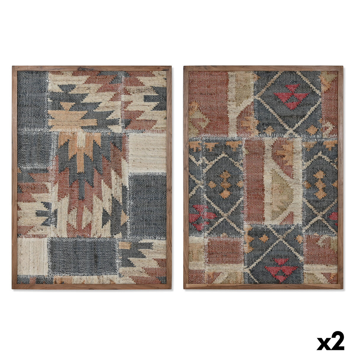 Schilderij Home ESPRIT Katoen Acacia 75 x 3 x 105 cm