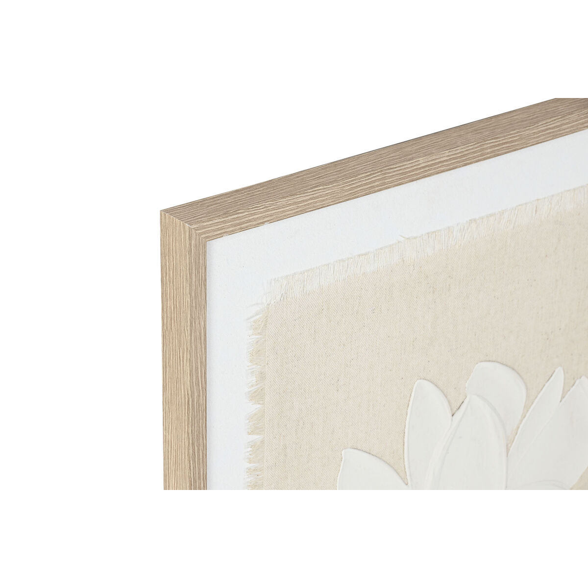 Image secondaire de Cadre Home ESPRIT Blanc Beige Scandinave Plantes botaniques 40 x 2,2 x 50 cm (4 Unités)