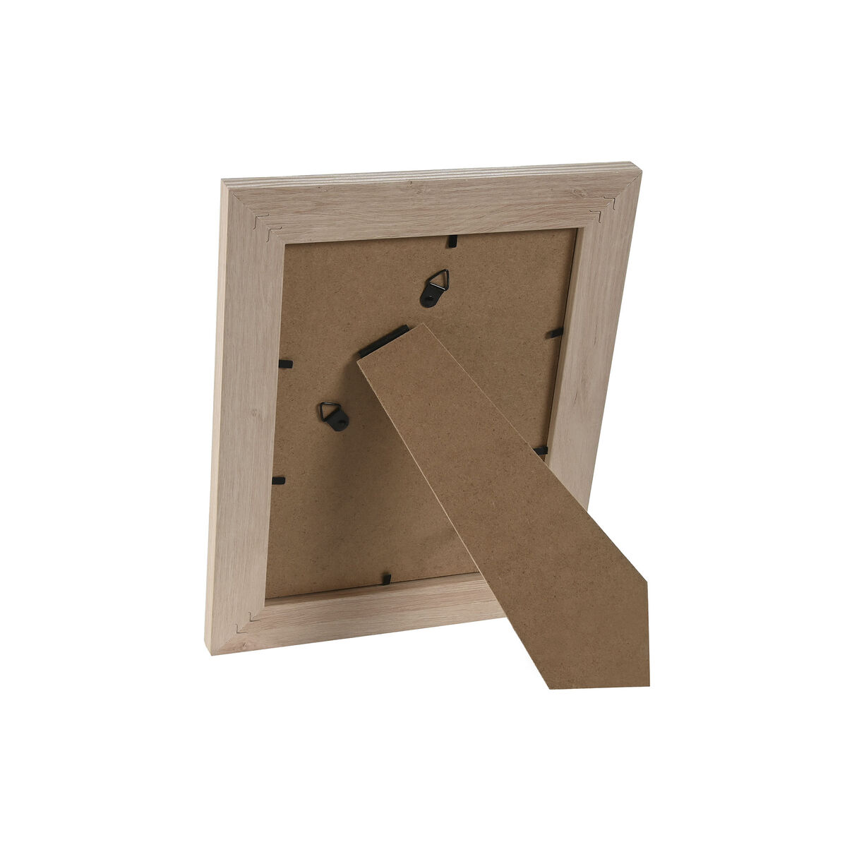 Fotolijsten Home ESPRIT Bruin Beige Fluweel Kristal Modern (4 Stuks)