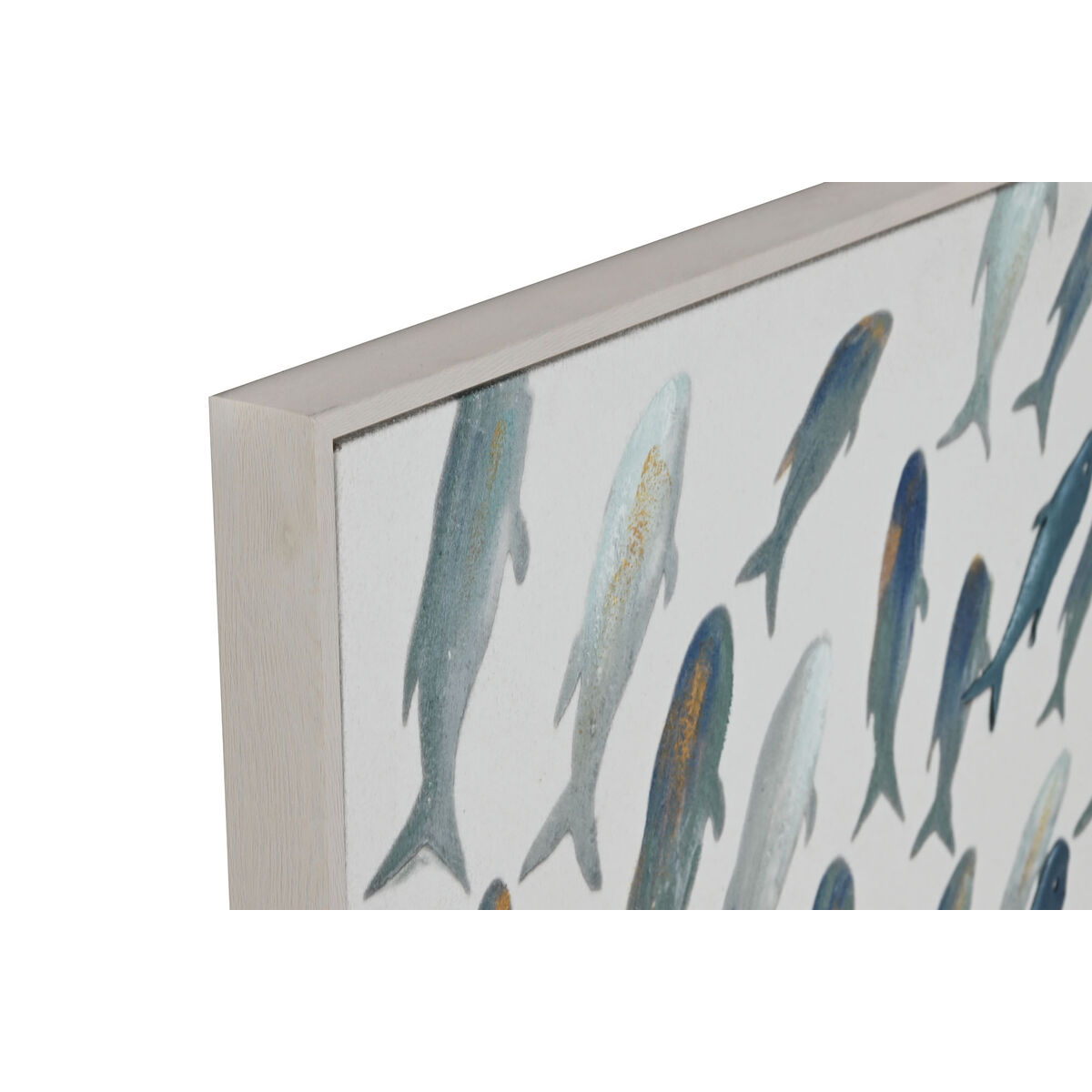 Image secondaire de Cadre Home ESPRIT Bleu Crème Spirales 82,5 x 4 x 102,5 cm (2 Unités)