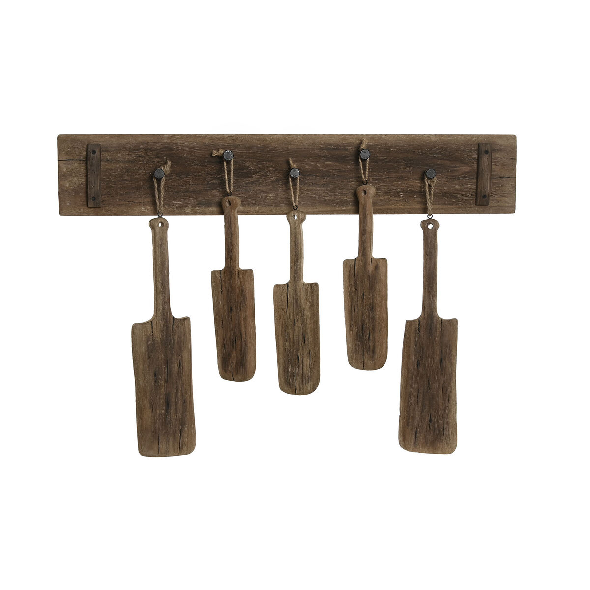 Wandkapstok Home ESPRIT Natuurlijk Paulownia hout 89 x 6 x 62 cm