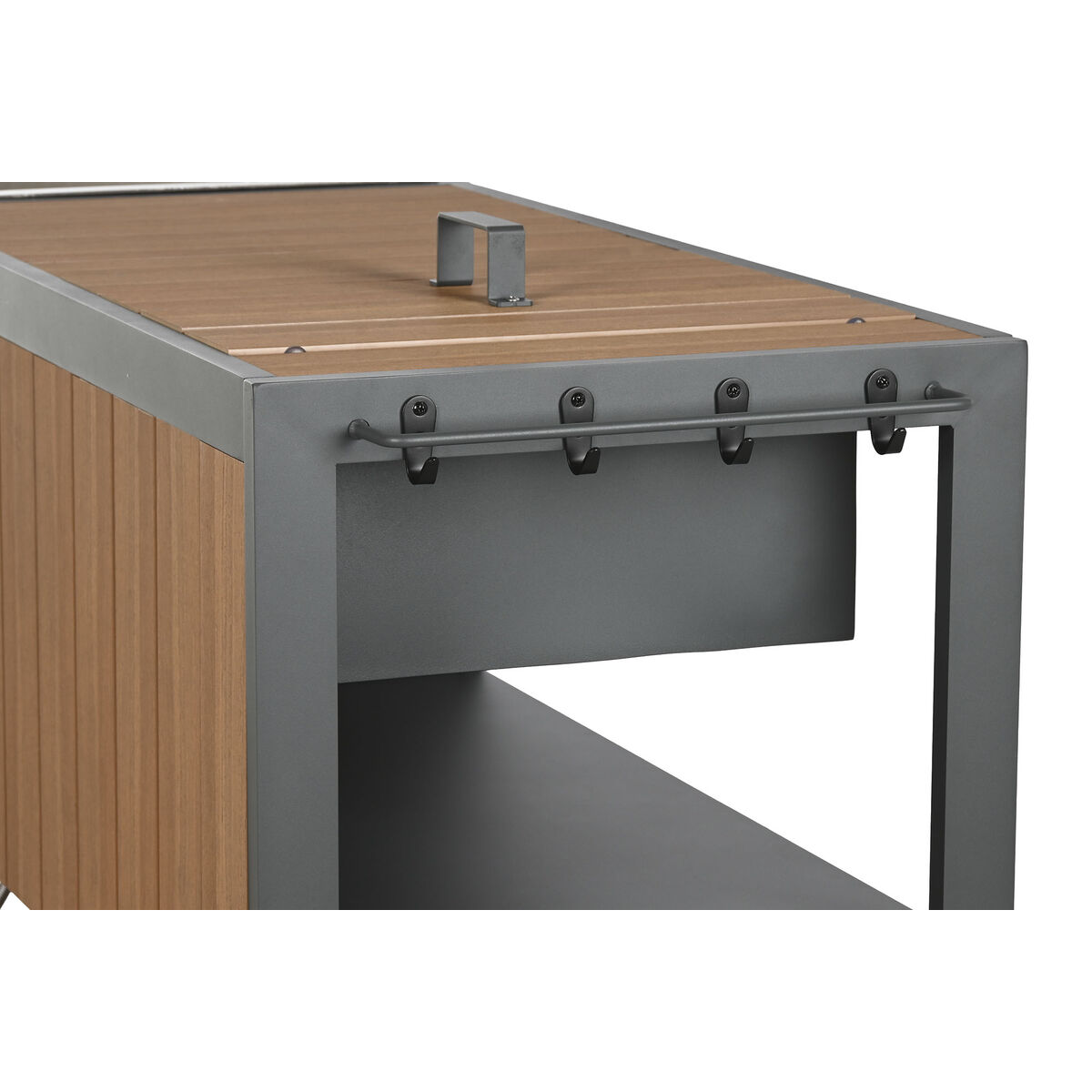 Keukenmeubilair Home ESPRIT Grijs Natuurlijk 236 x 50 x 91 cm