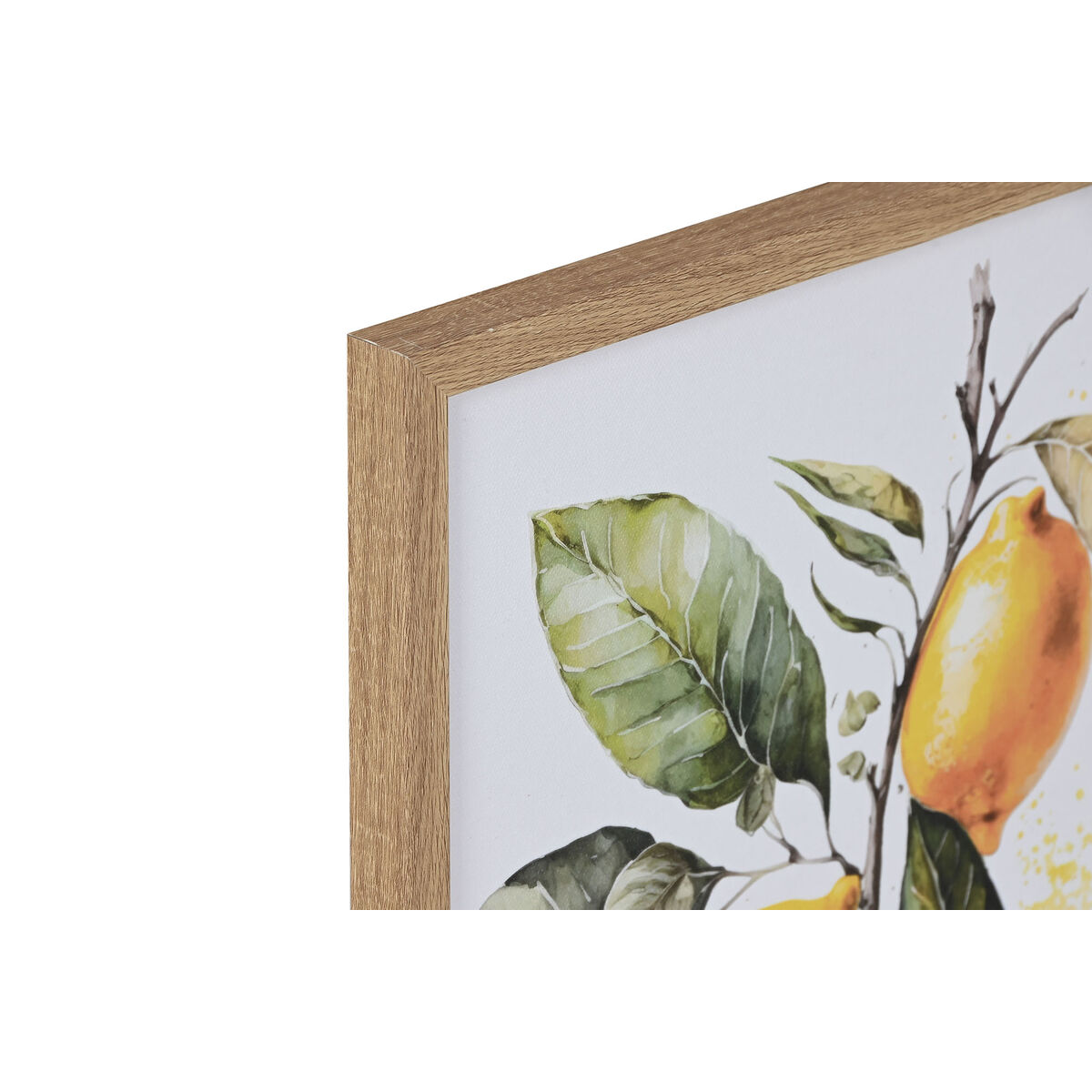 Image secondaire de Cadre Home ESPRIT Jaune Blanc Vert Citron méditerranéen 30 x 1,8 x 40 cm (2 Unités)