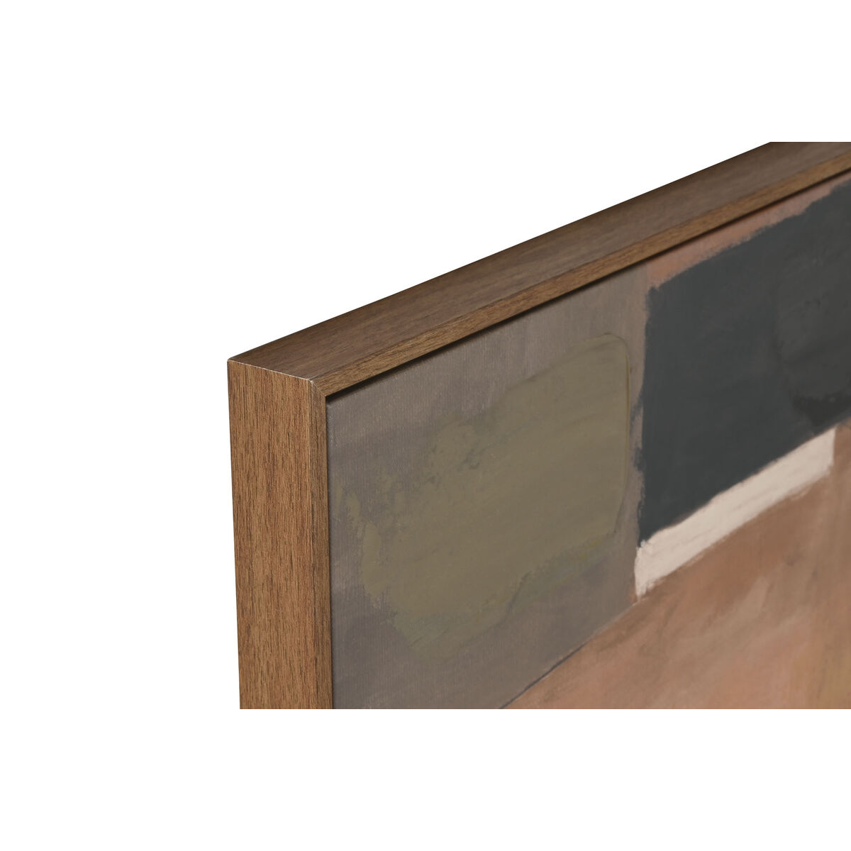 Image secondaire de Cadre Home ESPRIT Marron Beige Abstrait Urbaine 100 x 4 x 100 cm (2 Unités)