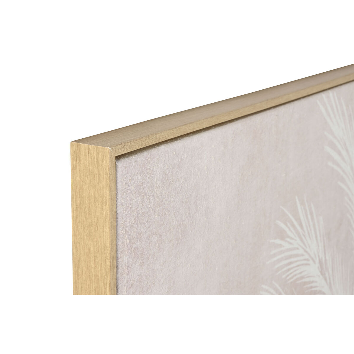 Image secondaire de Cadre Home ESPRIT Blanc Beige Palmiers Tropical 100 x 4 x 140 cm (2 Unités)