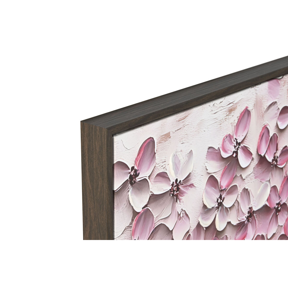 Image secondaire de Cadre Home ESPRIT Beige Rose Brun foncé Romantique 103 x 4,5 x 103 cm (2 Unités)