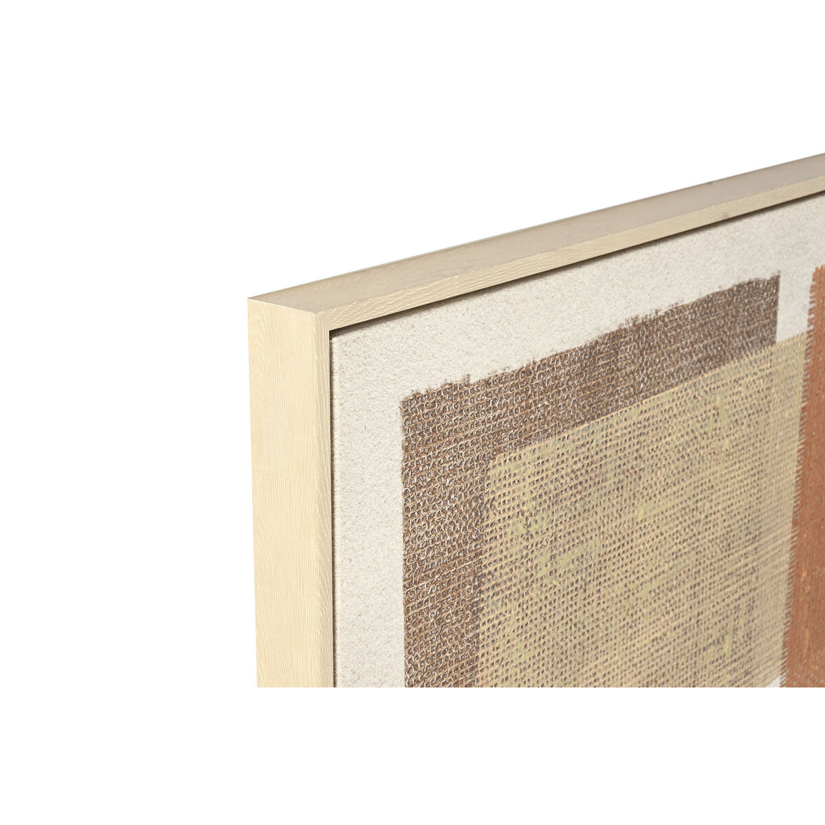 Image secondaire de Cadre Home ESPRIT Marron Beige Orange Naturel Abstrait Urbaine (2 Unités)