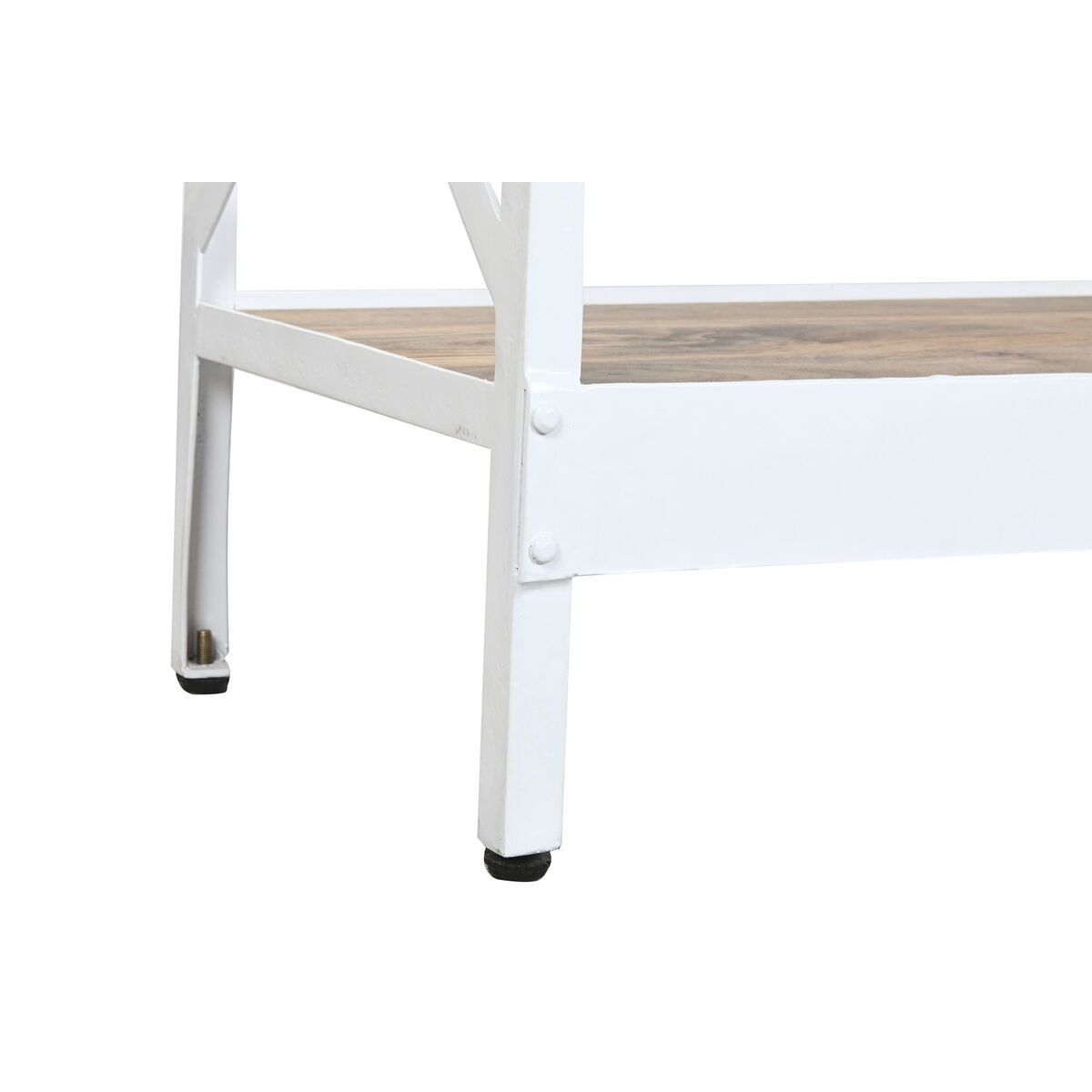 Planken Home ESPRIT Wit Natuurlijk Metaal Mangohout 180 x 35 x 220 cm