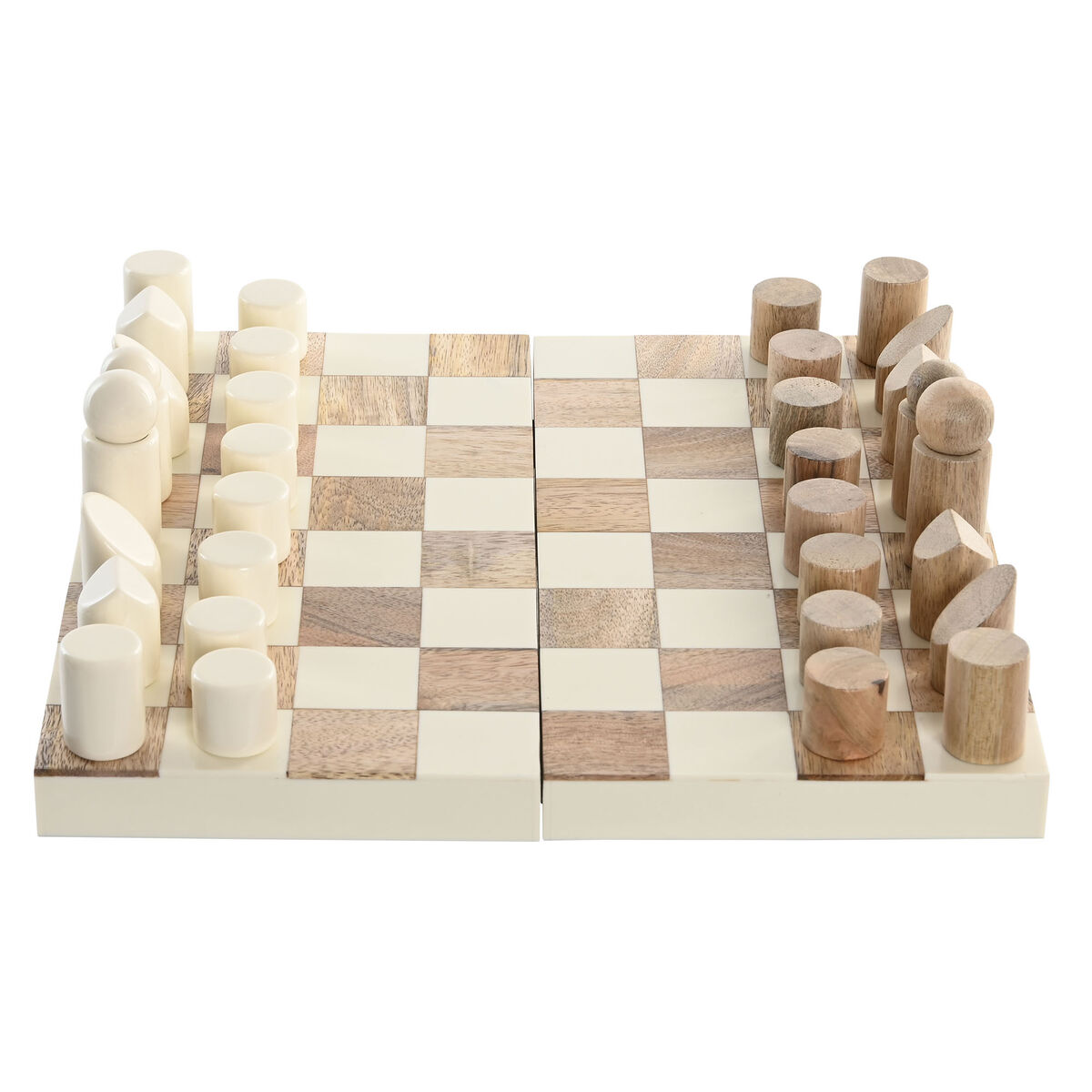 Image secondaire de Jeu d'Échecs Home ESPRIT Bois Résine