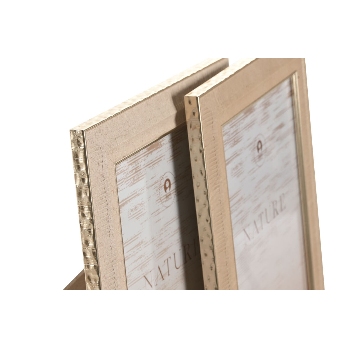 Image secondaire de Cadre photo Home ESPRIT Marron Beige Verre polystyrène Scandinave (4 Unités)