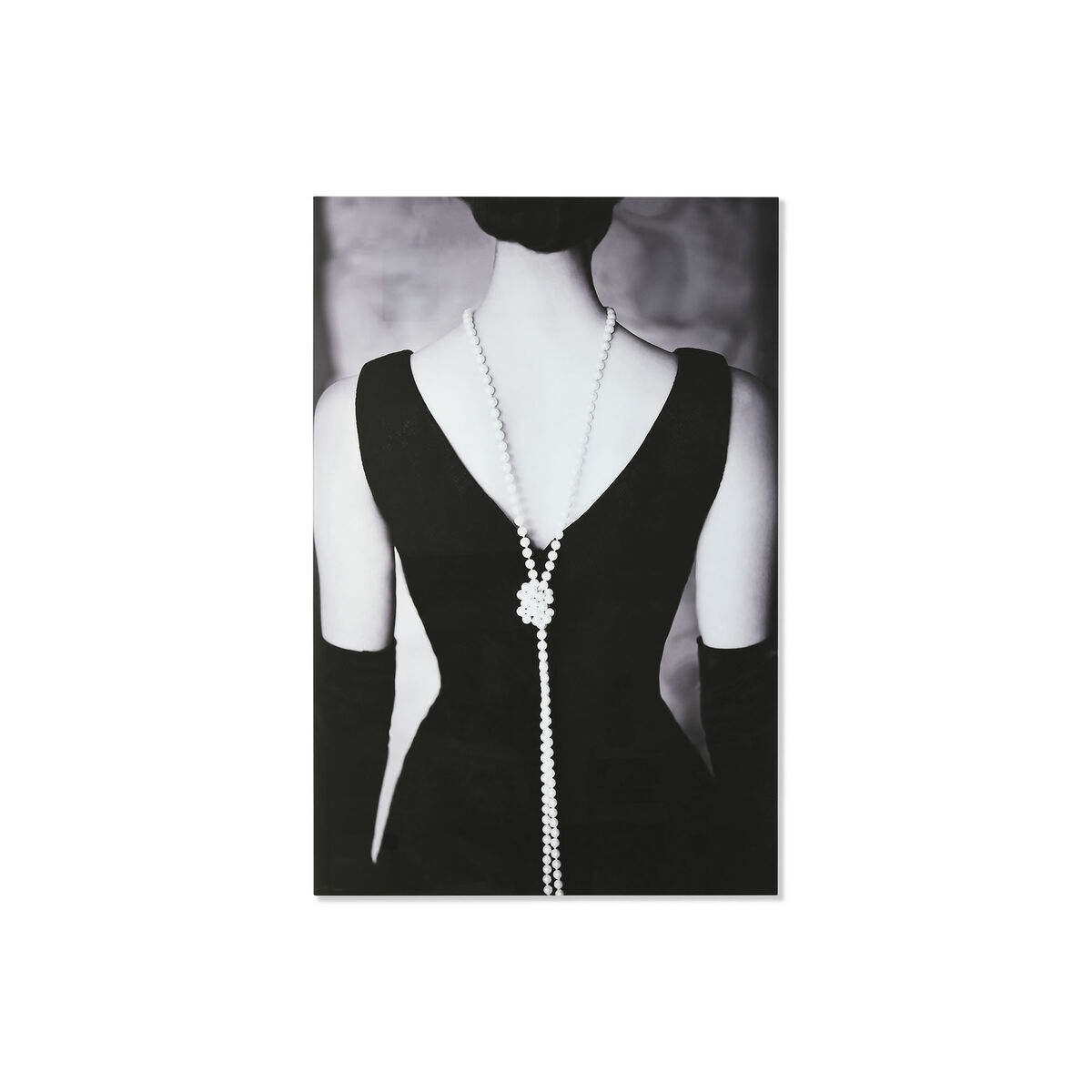 Cadre Home ESPRIT Noir Gris Imprimé 100 x 0,4 x 150 cm