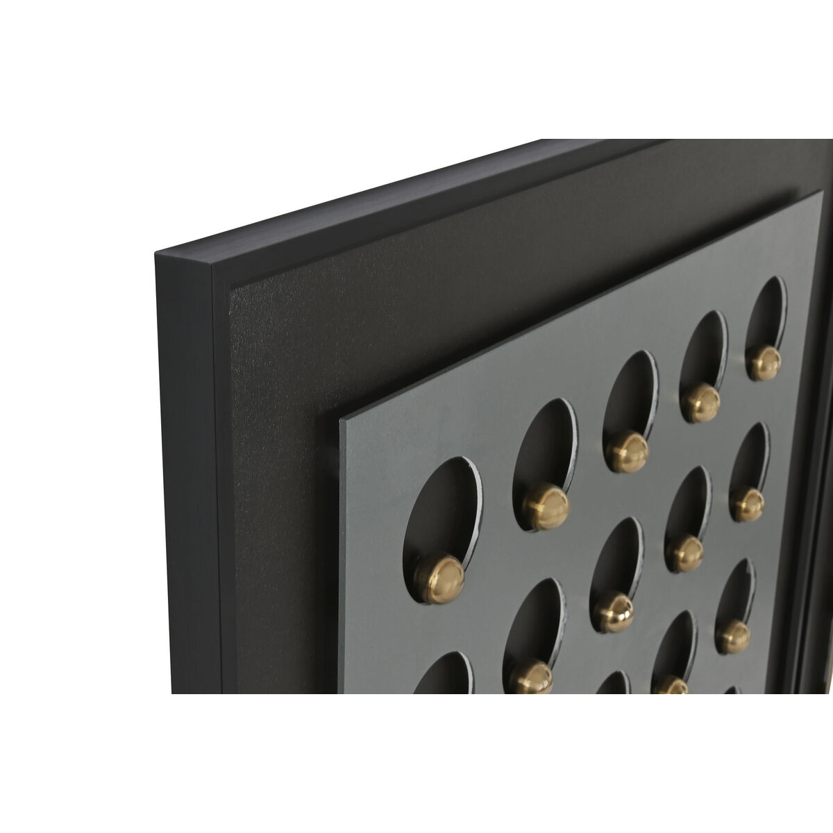 Image secondaire de Cadre Home ESPRIT Blanc Noir Doré Moderne 90 x 3,5 x 120 cm (2 Unités)