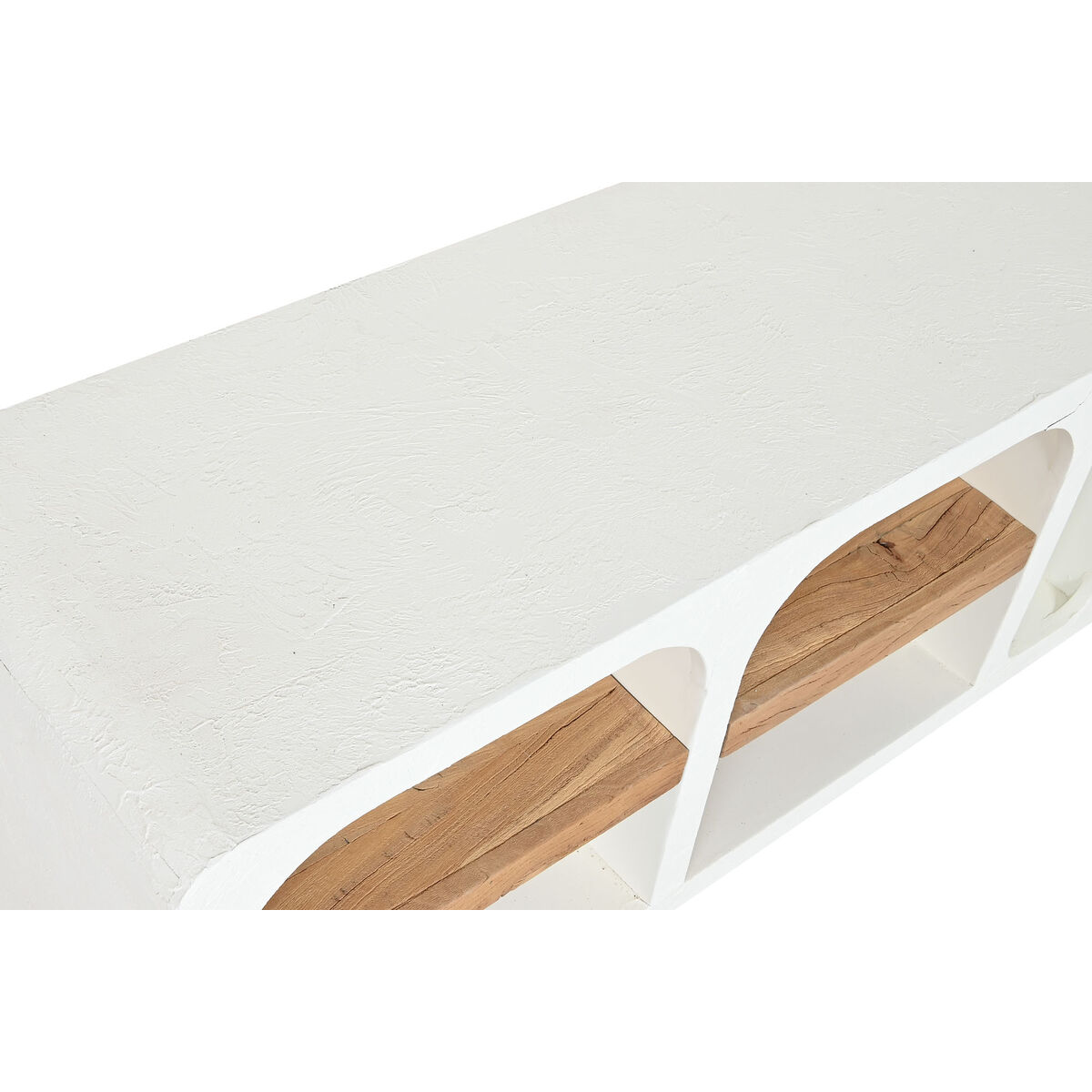 TV furniture Home ESPRIT White Natural 150 x 41 x 54 cm