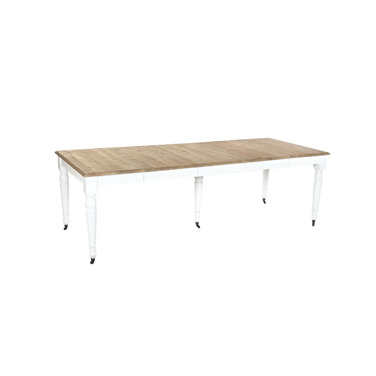Eettafel Home ESPRIT Wit Spar 100 x 100 x 78 cm