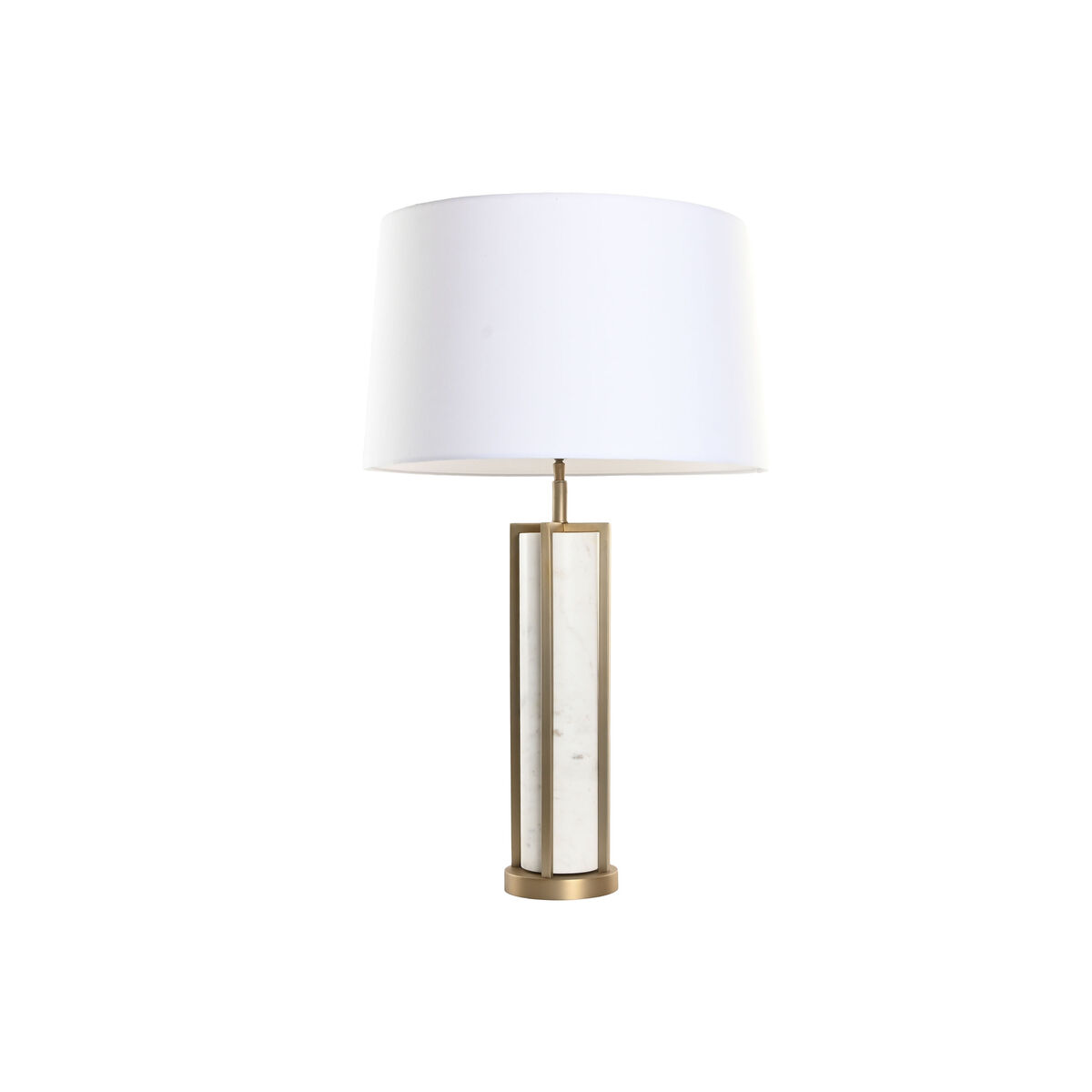 Bureaulamp Home ESPRIT Wit Beige Gouden 50 W 220 V