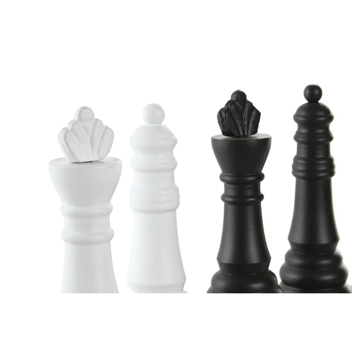 Image secondaire de Figurine Décorative Home ESPRIT Blanc Marron Noir Vintage 7 x 7 x 23 cm (4 Unités)