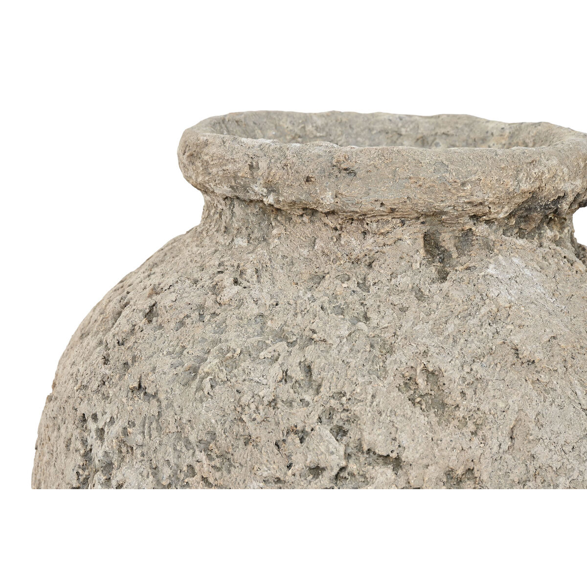 Image secondaire de Vase Home ESPRIT Gris Terre cuite 25 x 25 x 50 cm