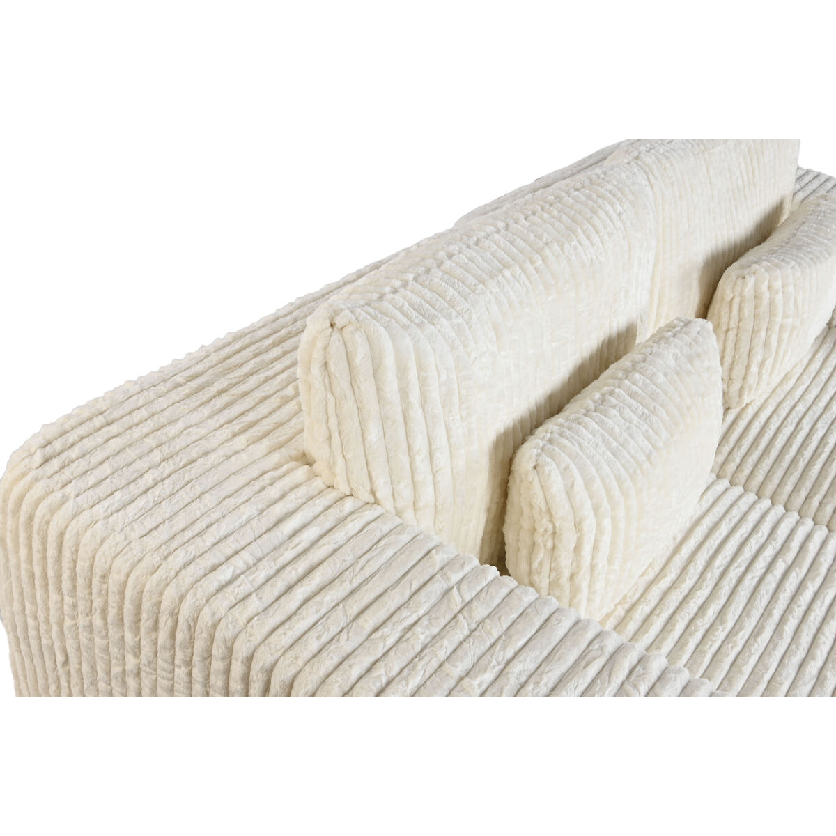 Sofa Home ESPRIT Crème Scandi 220 x 158 x 91 cm