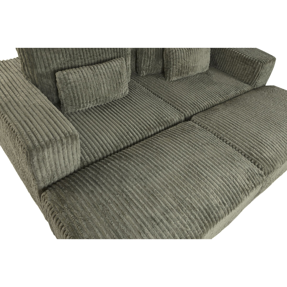 Sofa Home ESPRIT Groen Scandi 220 x 158 x 91 cm