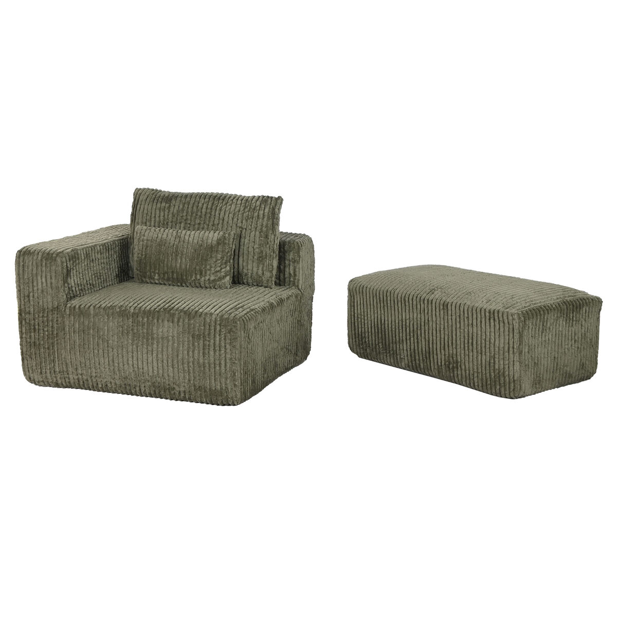 Sofa Home ESPRIT Groen Scandi 220 x 158 x 91 cm