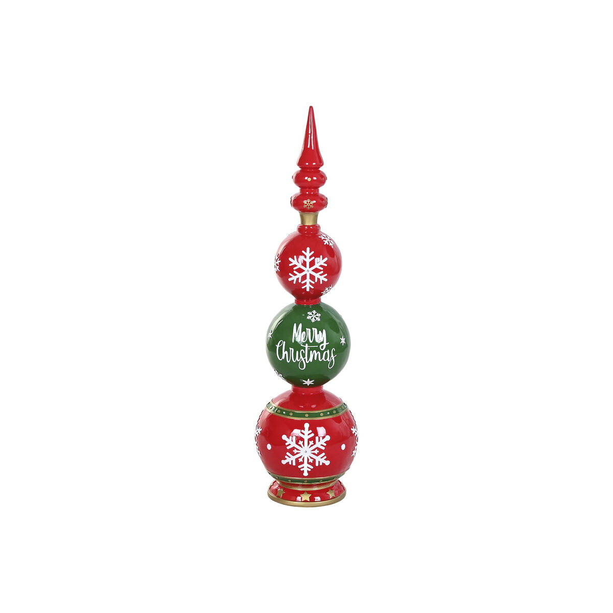 Décorations de Noël Home ESPRIT Rouge Vert