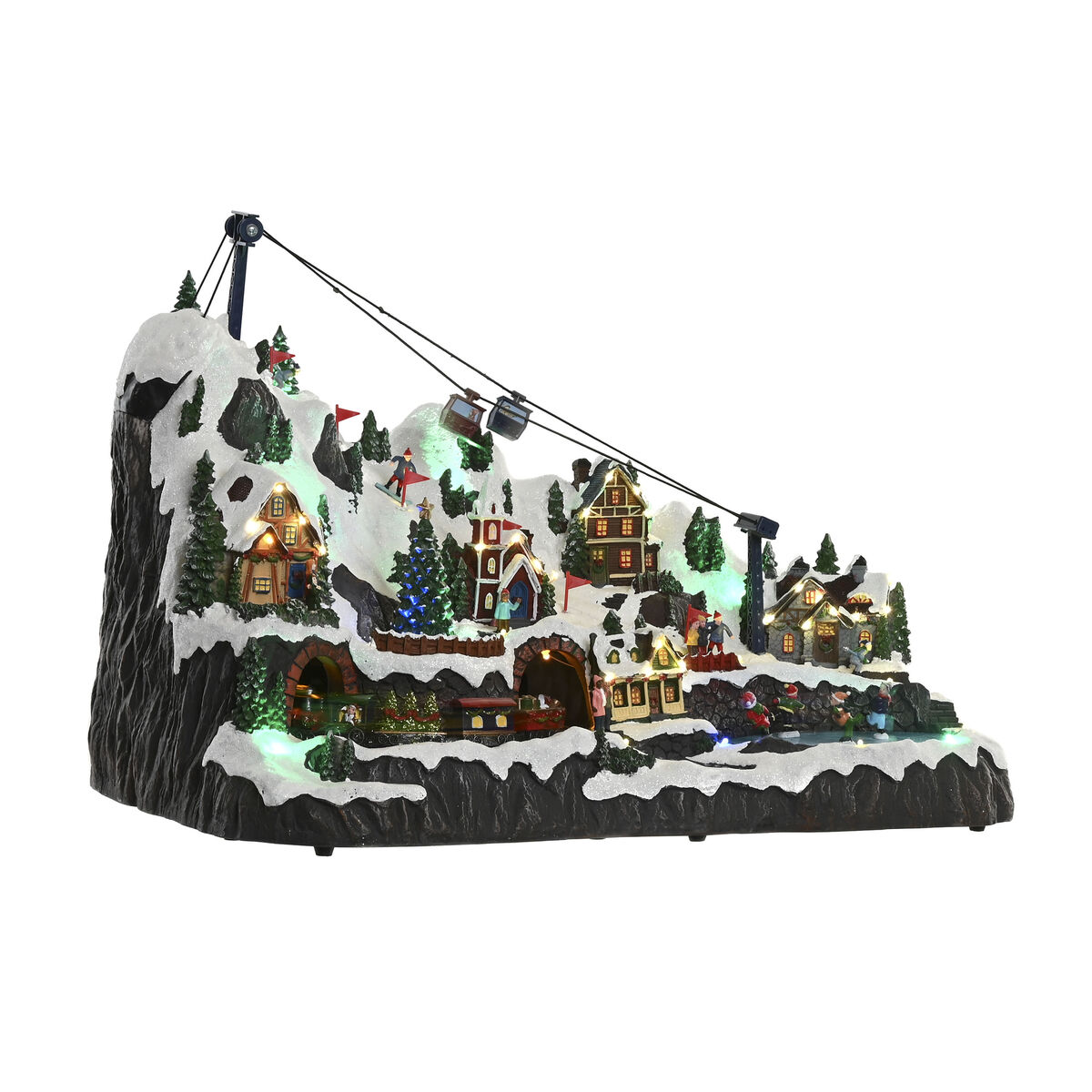 Décorations de Noël Home ESPRIT Multicouleur Musical – Image 6