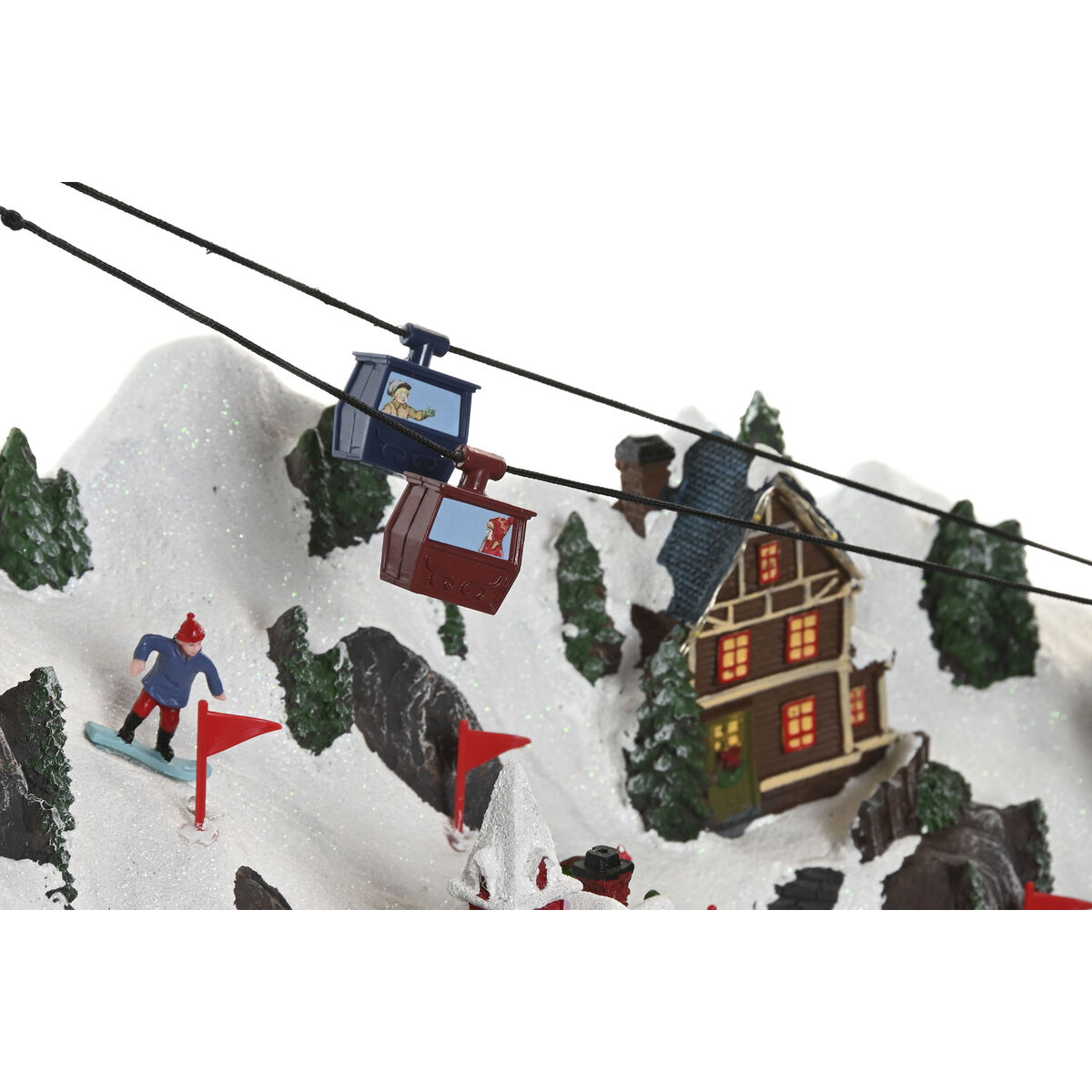 Décorations de Noël Home ESPRIT Multicouleur Musical – Image 5