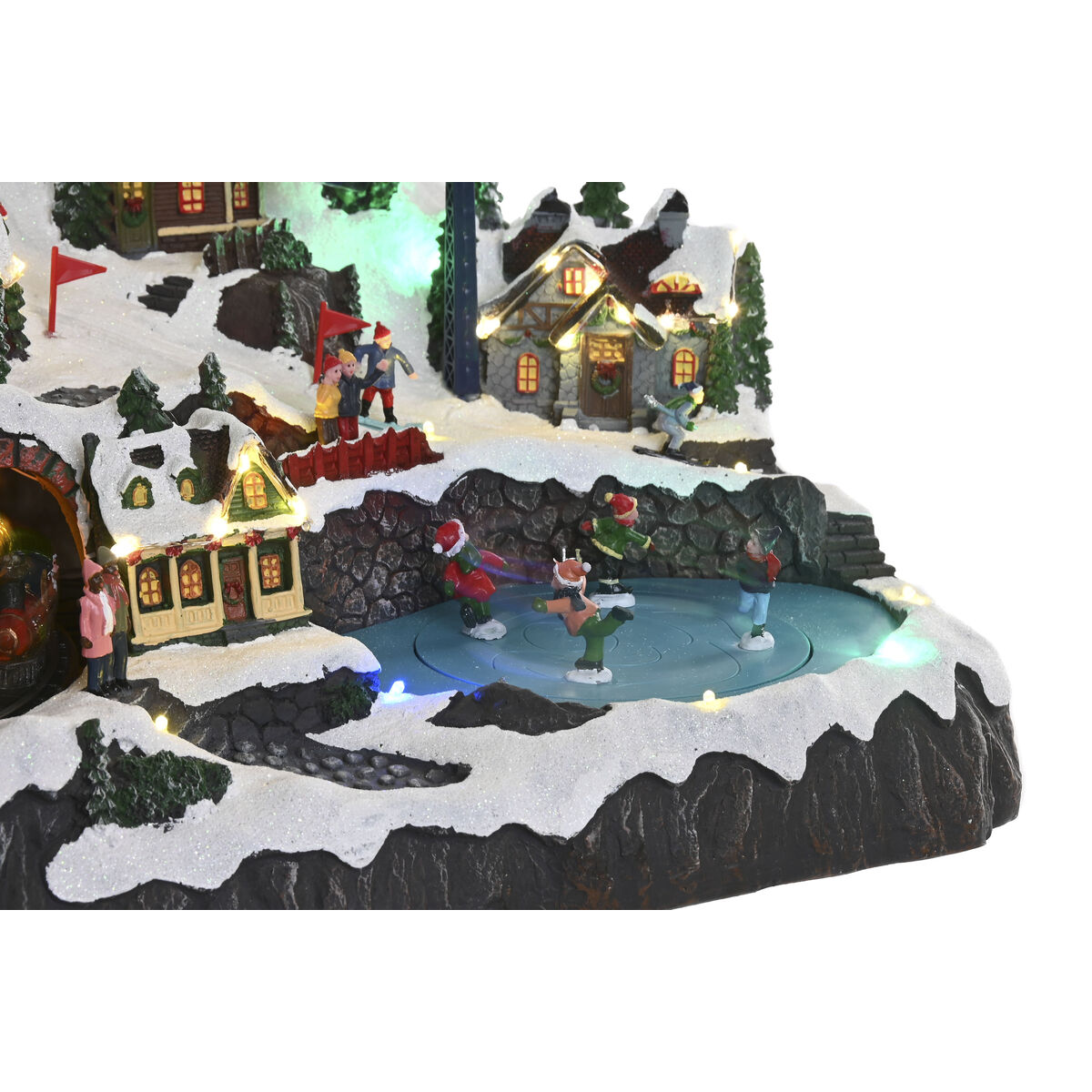 Décorations de Noël Home ESPRIT Multicouleur Musical – Image 3