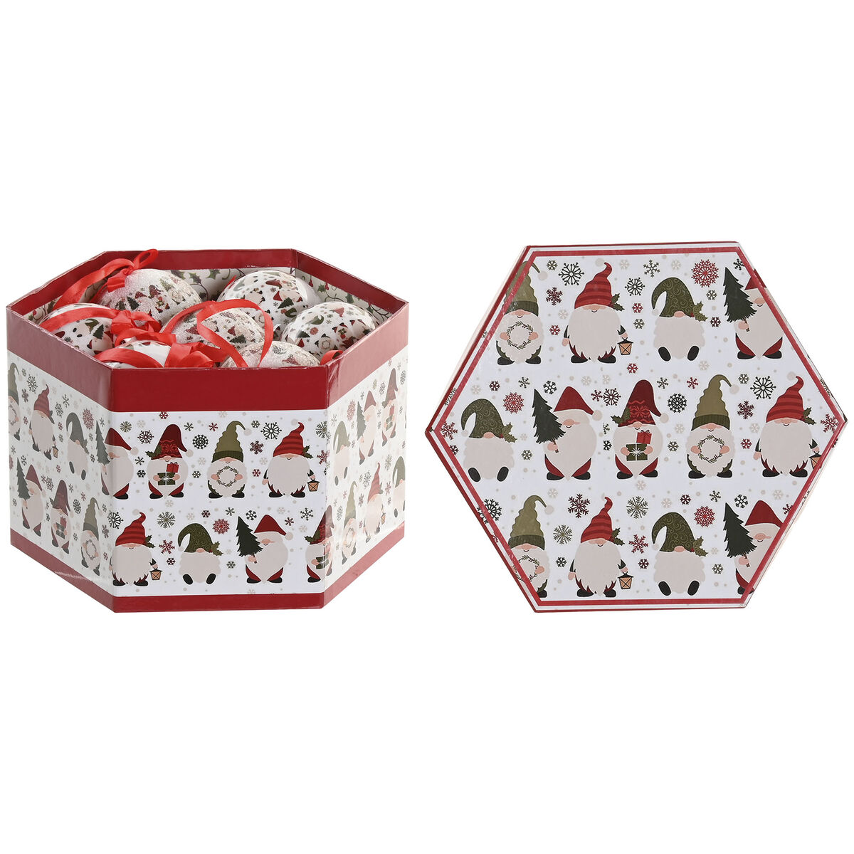 Boule de Noël Home ESPRIT Multicouleur PVC (14 Pièces)
