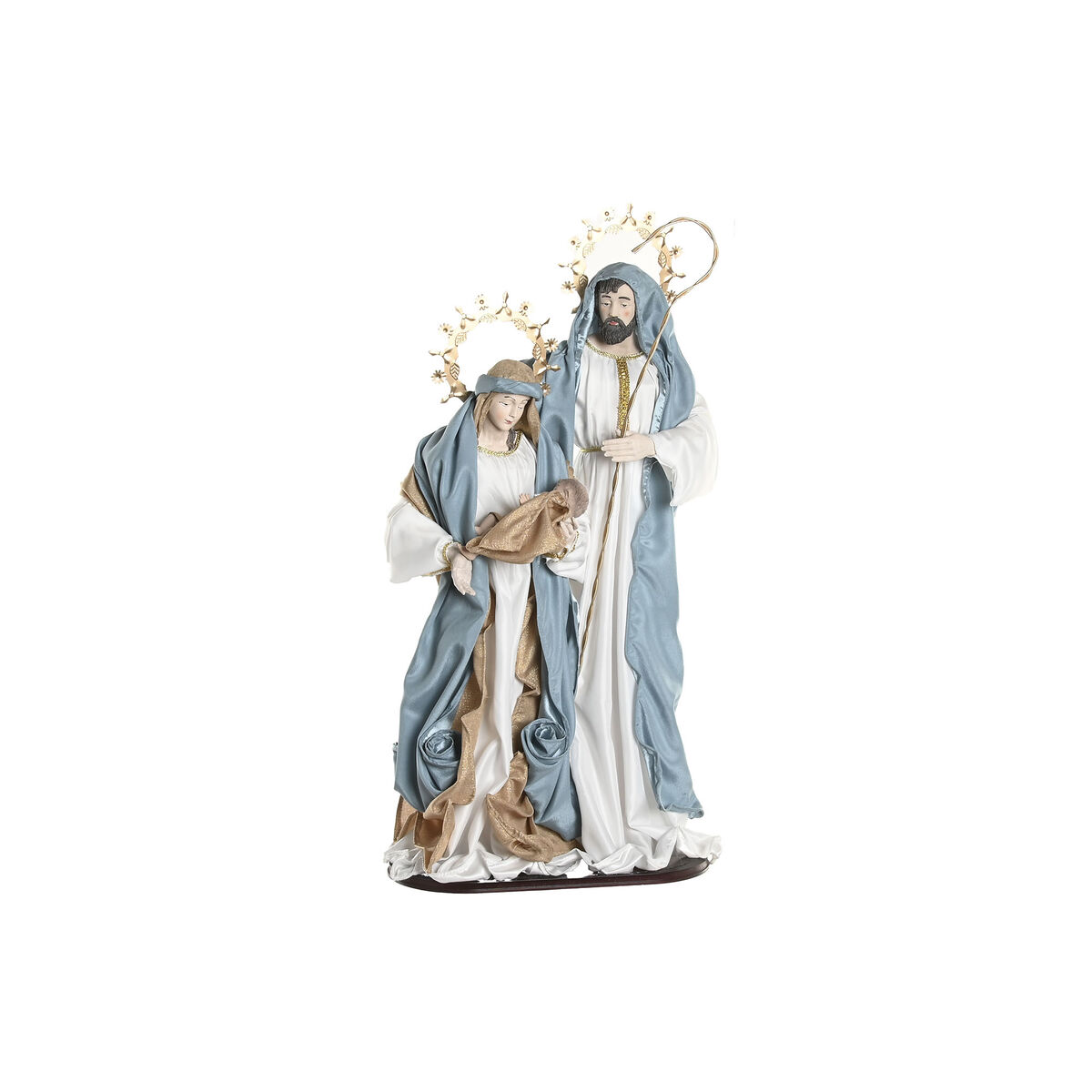 Crèche de Noël Home ESPRIT Bleu Blanc 48 x 28 x 90 cm