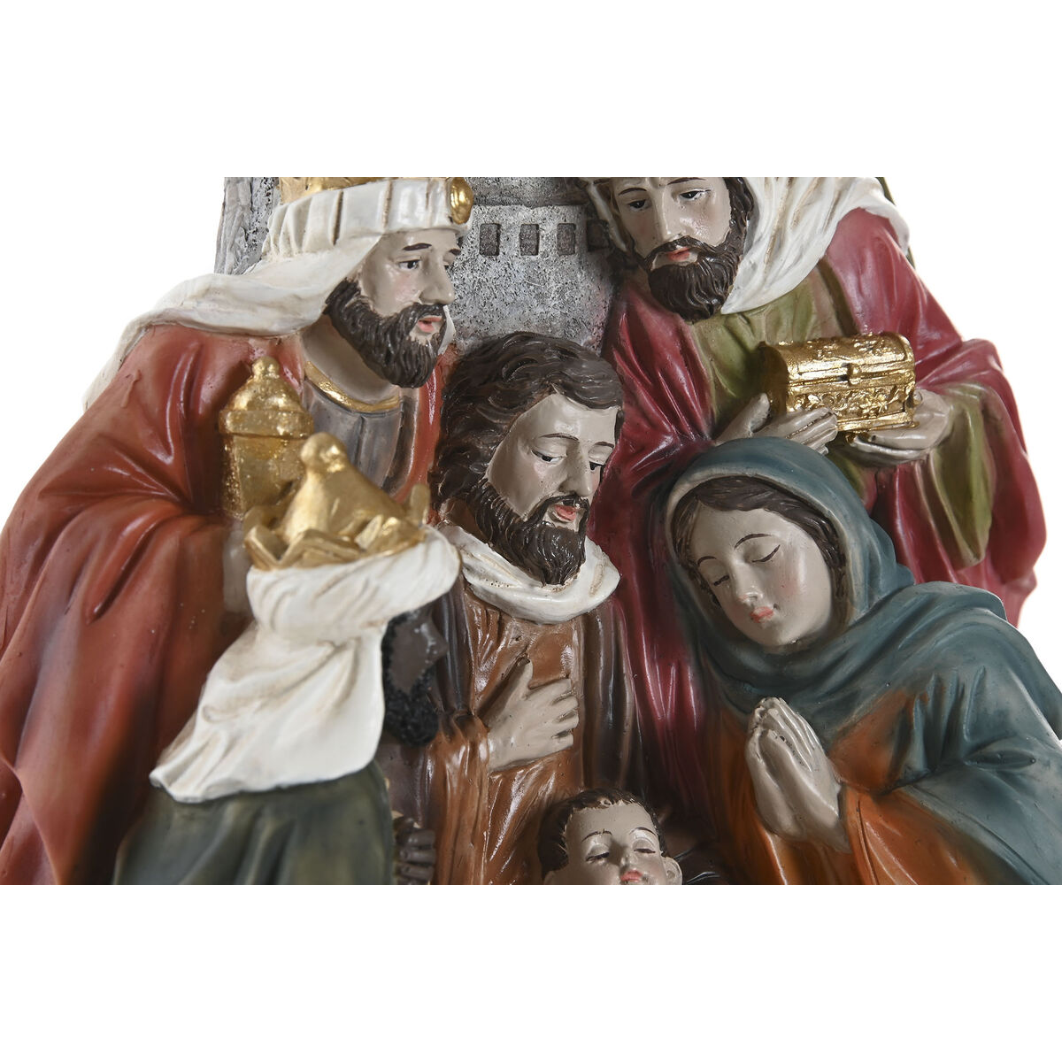 Crèche de Noël Home ESPRIT Multicouleur Résine