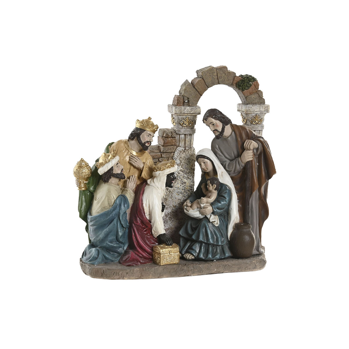 Crèche de Noël Home ESPRIT Multicouleur Résine