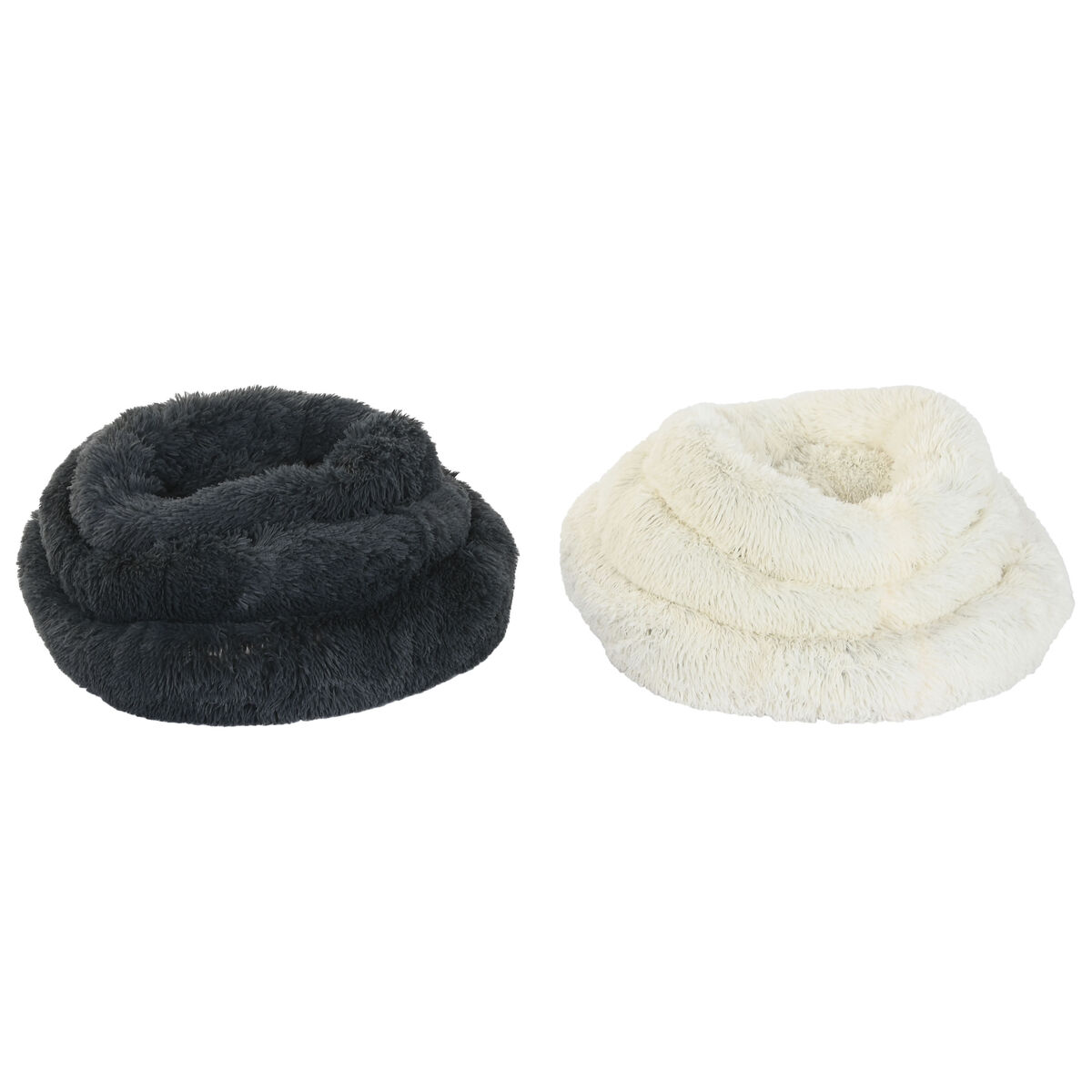 Image secondaire de Lit pour animal domestique Home ESPRIT Blanc Gris foncé 73 X 64 X 16 CM 2 Unités