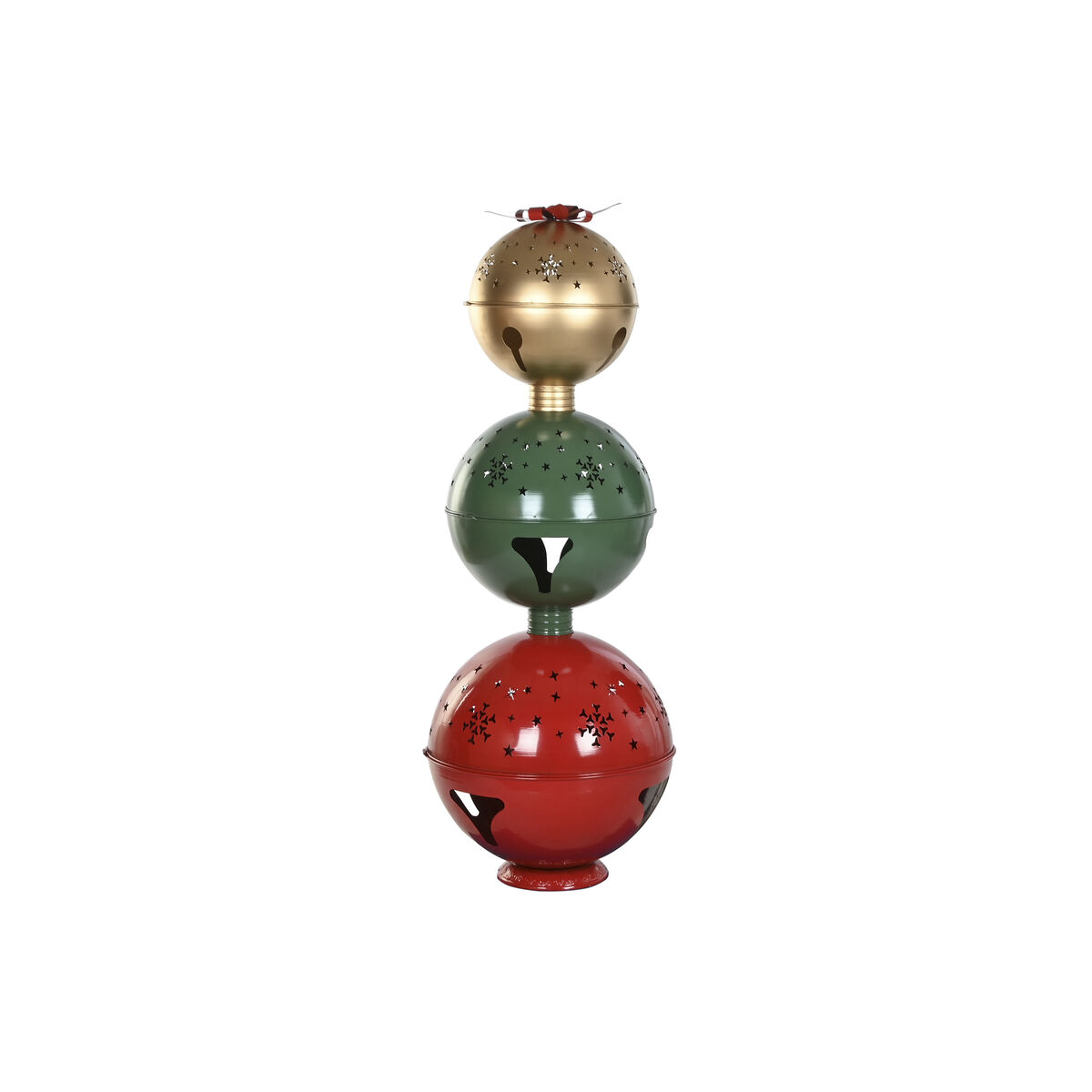Décorations de Noël Home ESPRIT Rouge Vert Doré