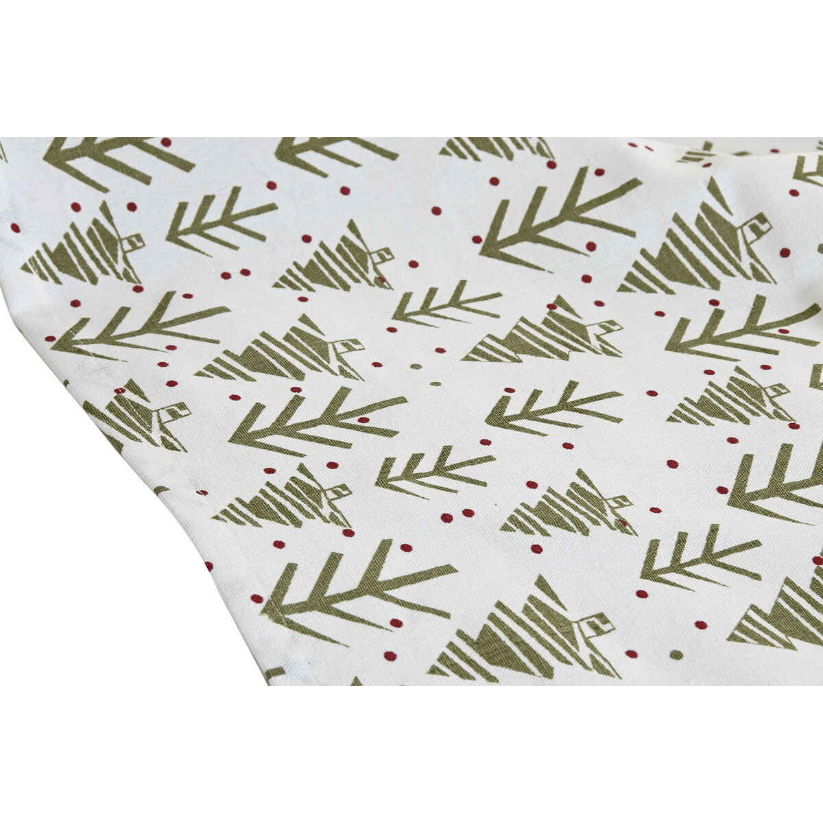 Tafelloper Home ESPRIT Wit Groen Beige 50 x 150 x 0,2 cm