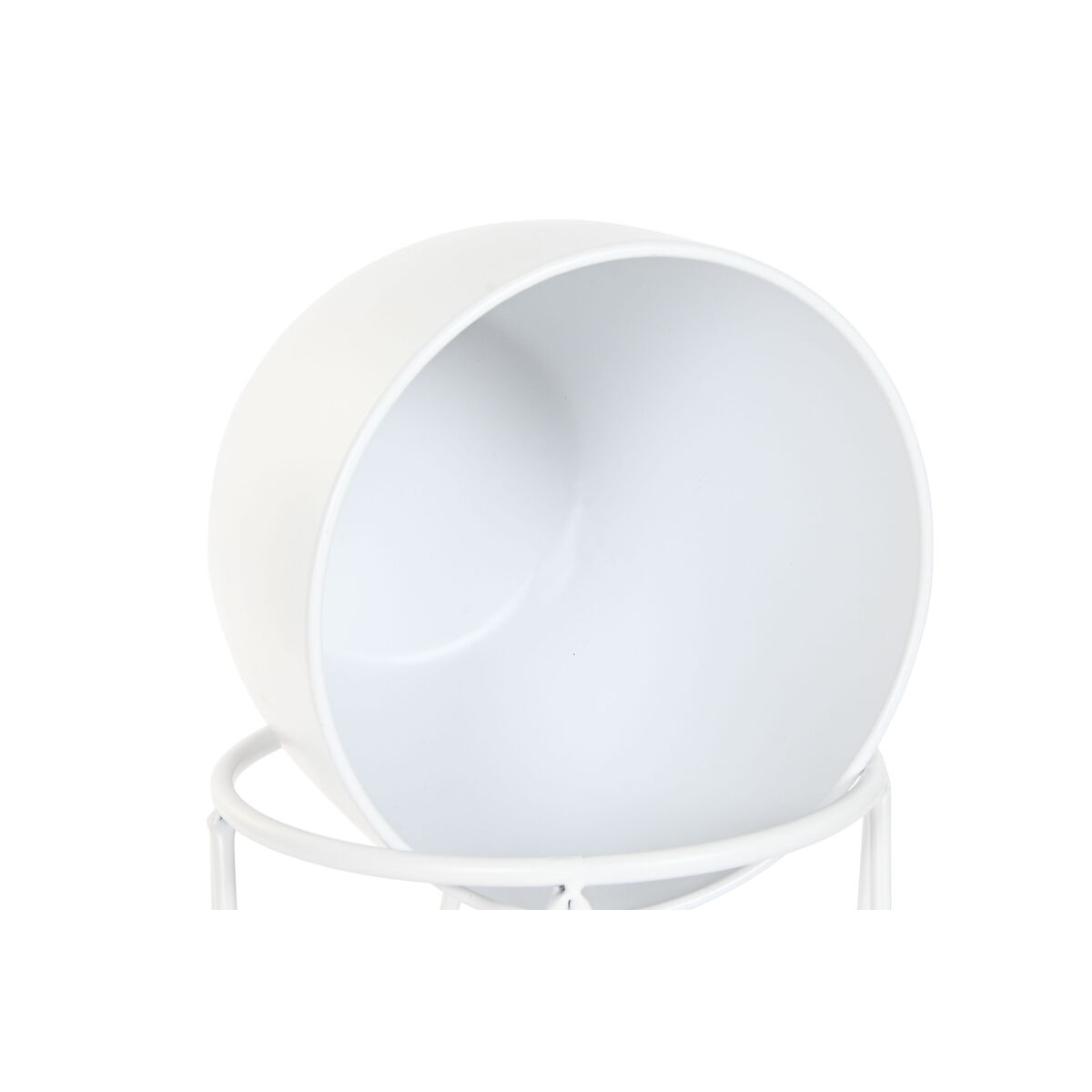 Grondlegger Home ESPRIT Wit Metaal Stads 38 x 38 x 80 cm (3 Onderdelen)
