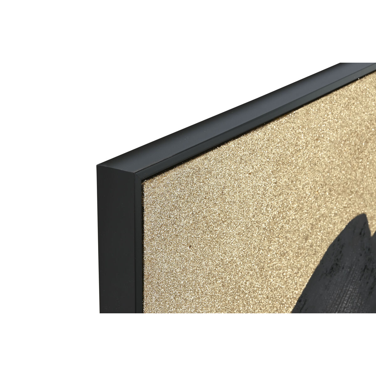 Image secondaire de Cadre Home ESPRIT Noir Doré Chapeau 103 x 4,5 x 143 cm (2 Unités)