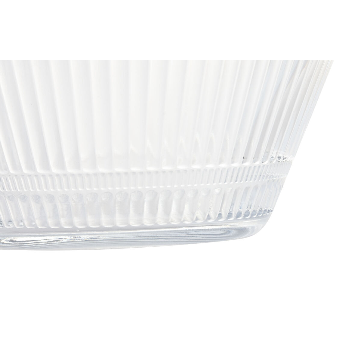 Salad Bowl Home ESPRIT Transparent 22 x 22 x 9,5 cm, view 3