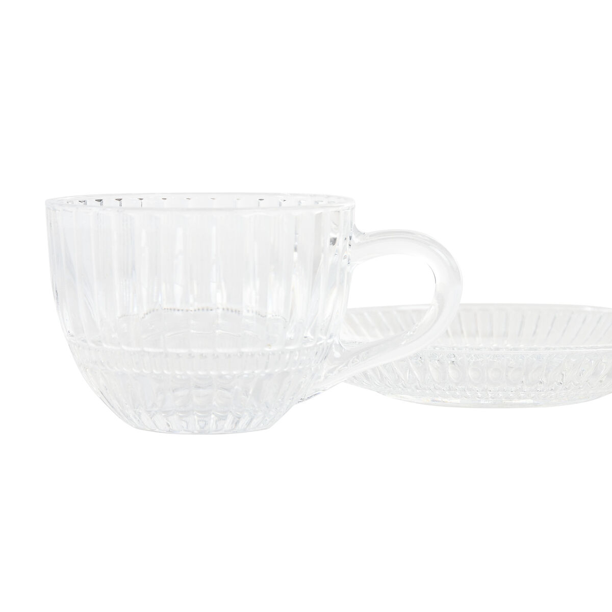 Image secondaire de Ensemble de tasses à café Home ESPRIT Transparent 240 ml