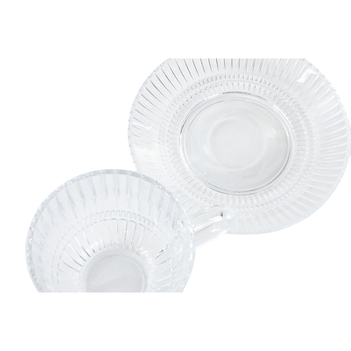 Piece Coffee Cup Set Home ESPRIT Transparent 240 ml, view 3