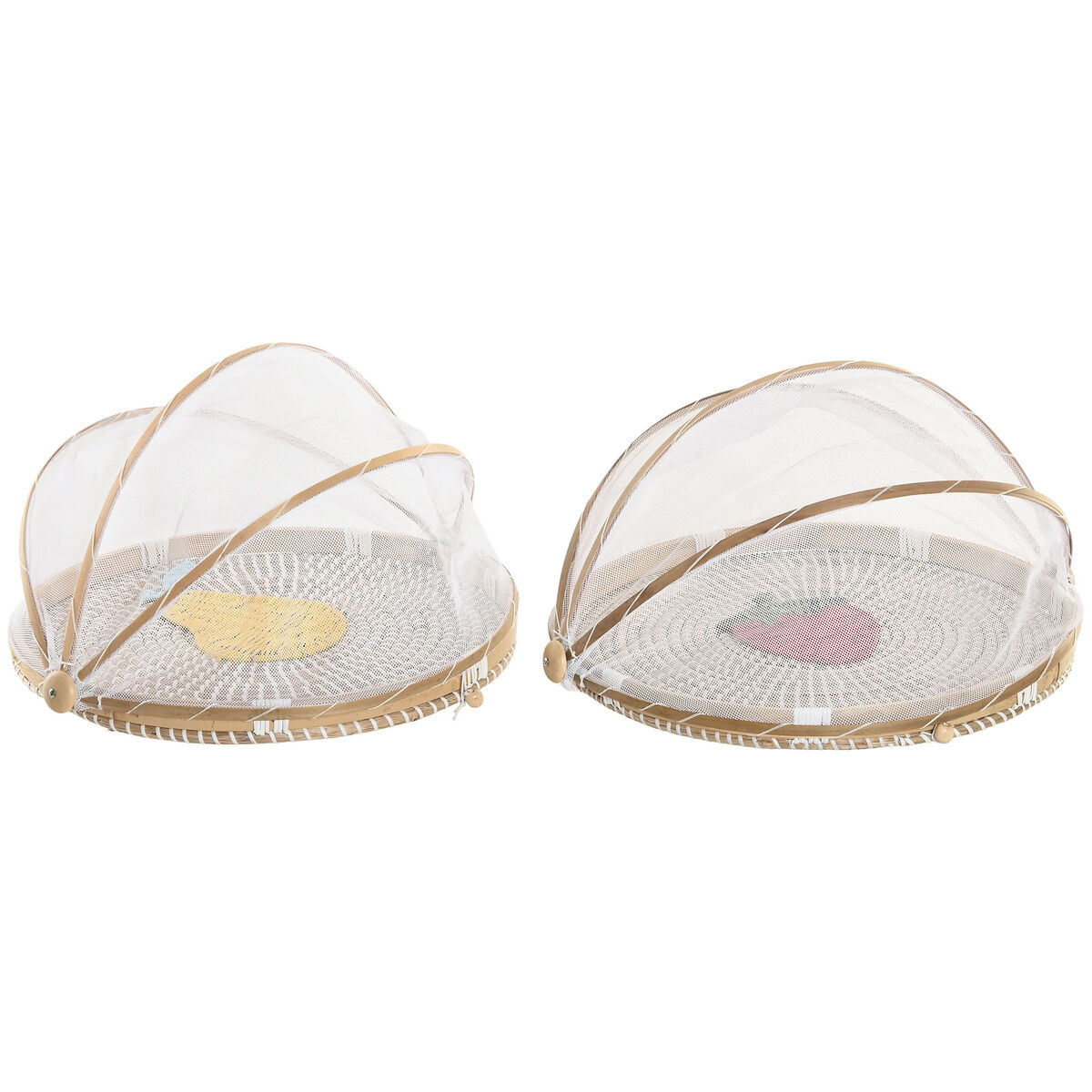 Image secondaire de Couvre-vaisselle Home ESPRIT Fibre naturelle 40 x 40 x 24 cm