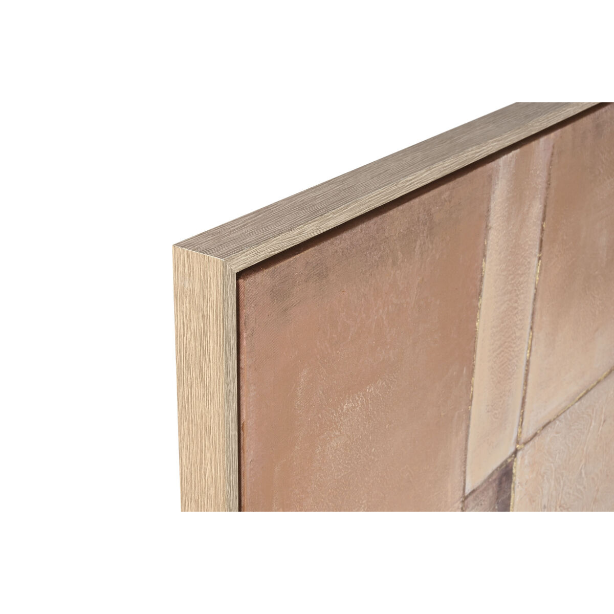 Image secondaire de Cadre Home ESPRIT Marron Abstrait Moderne 80 x 3,8 x 120 cm (2 Unités)