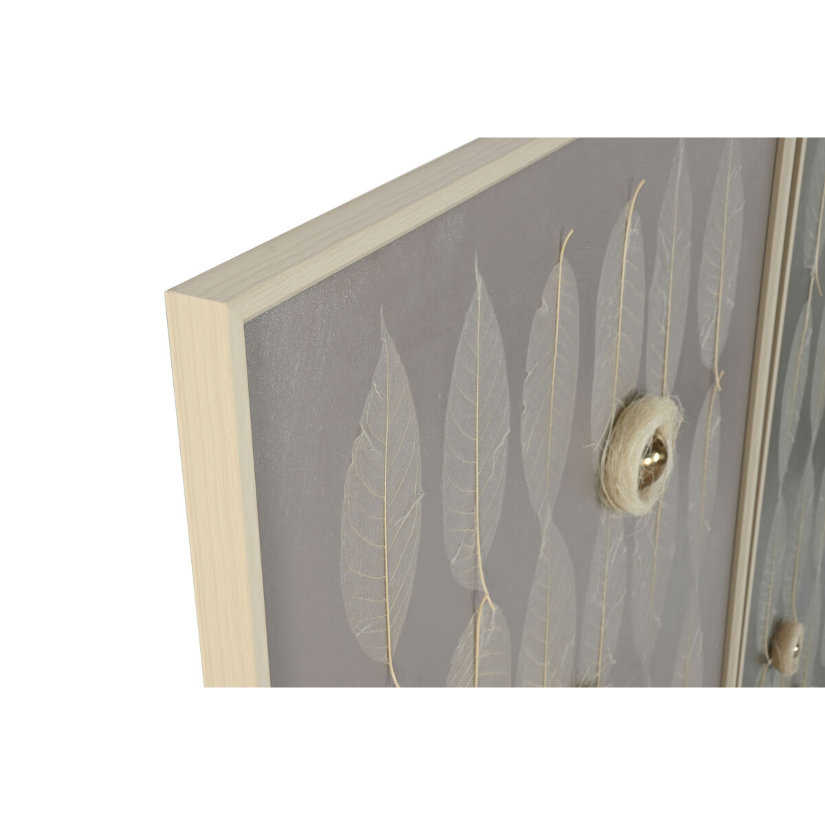 Image secondaire de Cadre Home ESPRIT Vert Beige Moderne 90 x 3,5 x 120 cm (2 Unités)