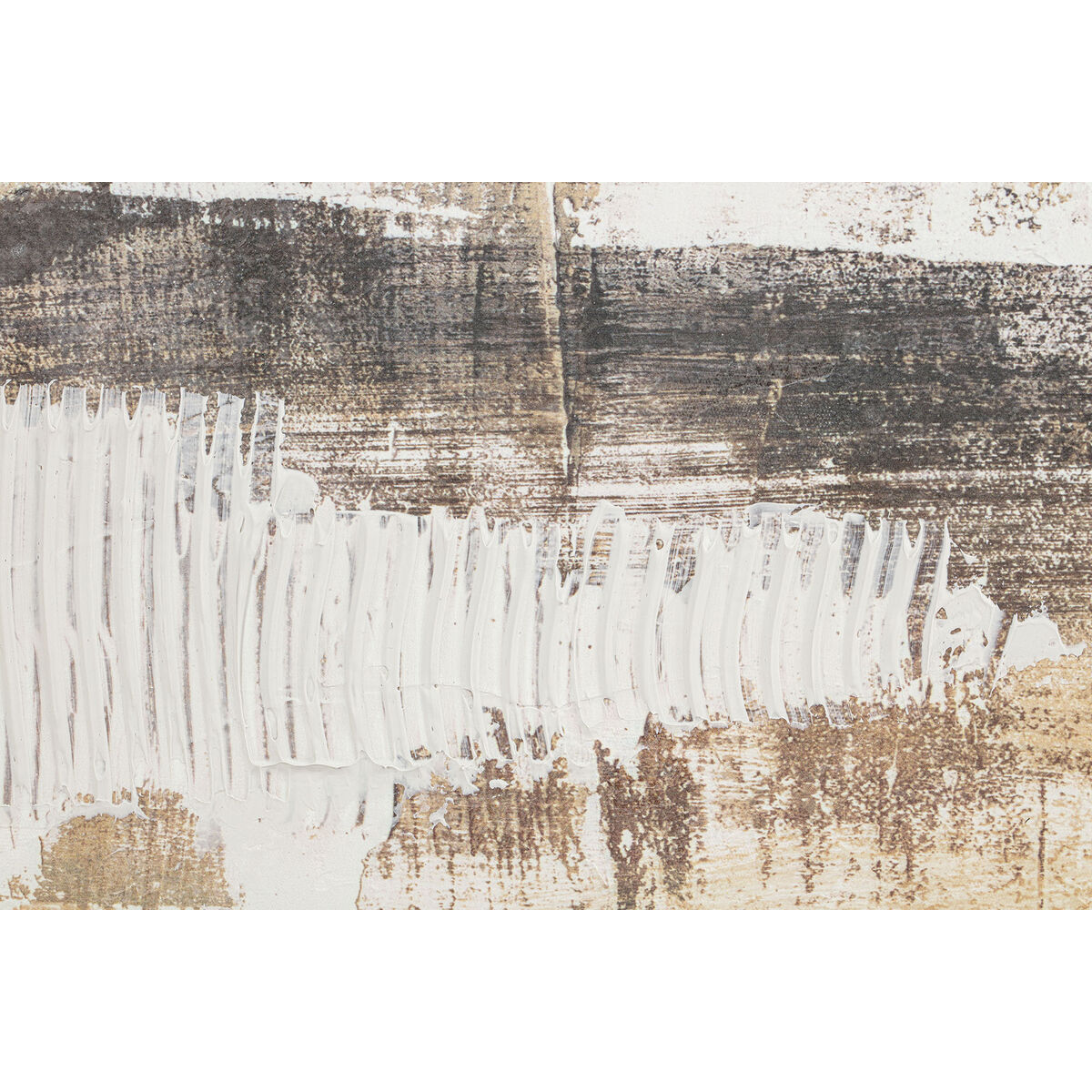 Image secondaire de Cadre Home ESPRIT Blanc Beige Abstrait Urbaine 130 x 5 x 180 cm