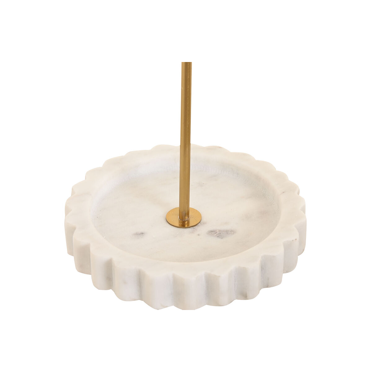 Sieradenhouder Home ESPRIT Wit Gouden Metaal 16 x 13 x 32 cm