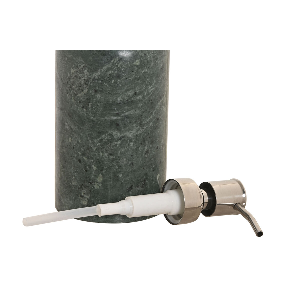 Image secondaire de Distributeur de Savon Home ESPRIT Vert Argenté Acier inoxydable Marbre Moderne 7,5 x 7,5 x 18 cm
