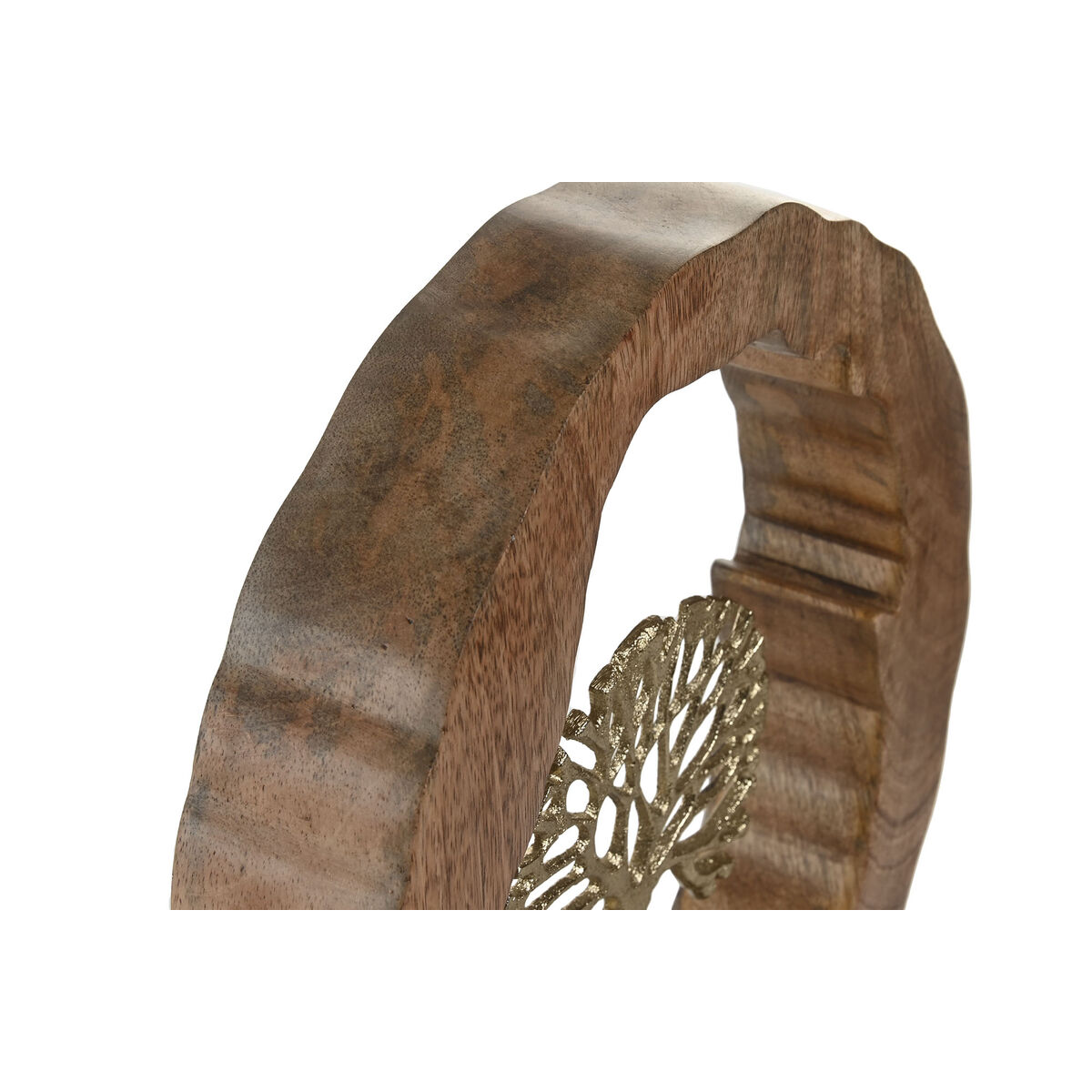 Image secondaire de Figurine Décorative Home ESPRIT Doré Naturel Arbre Colonial 28 x 5 x 28 cm